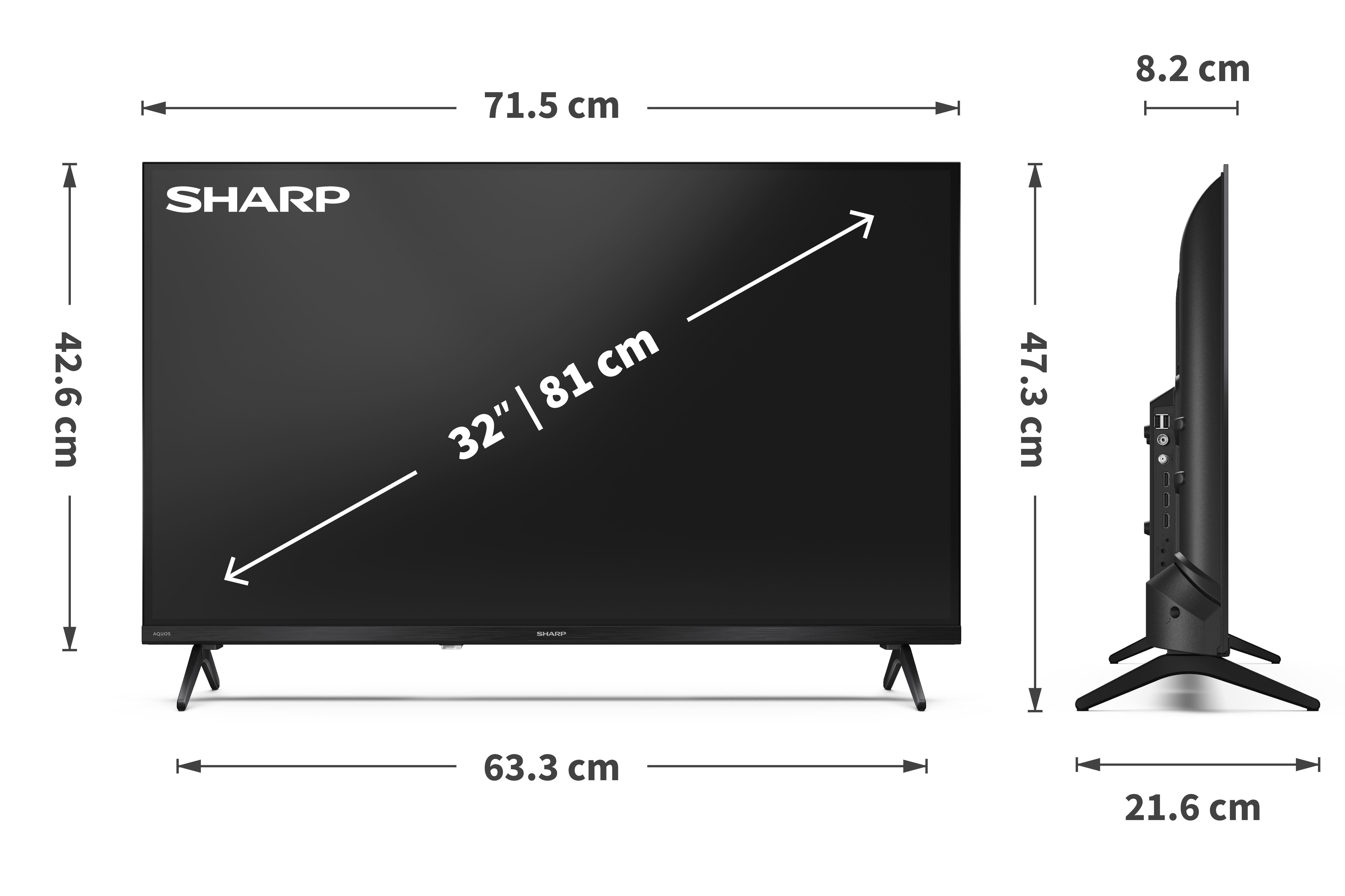 Sharp 1T-C32HE2245KB HDR TV  thumbnail image
