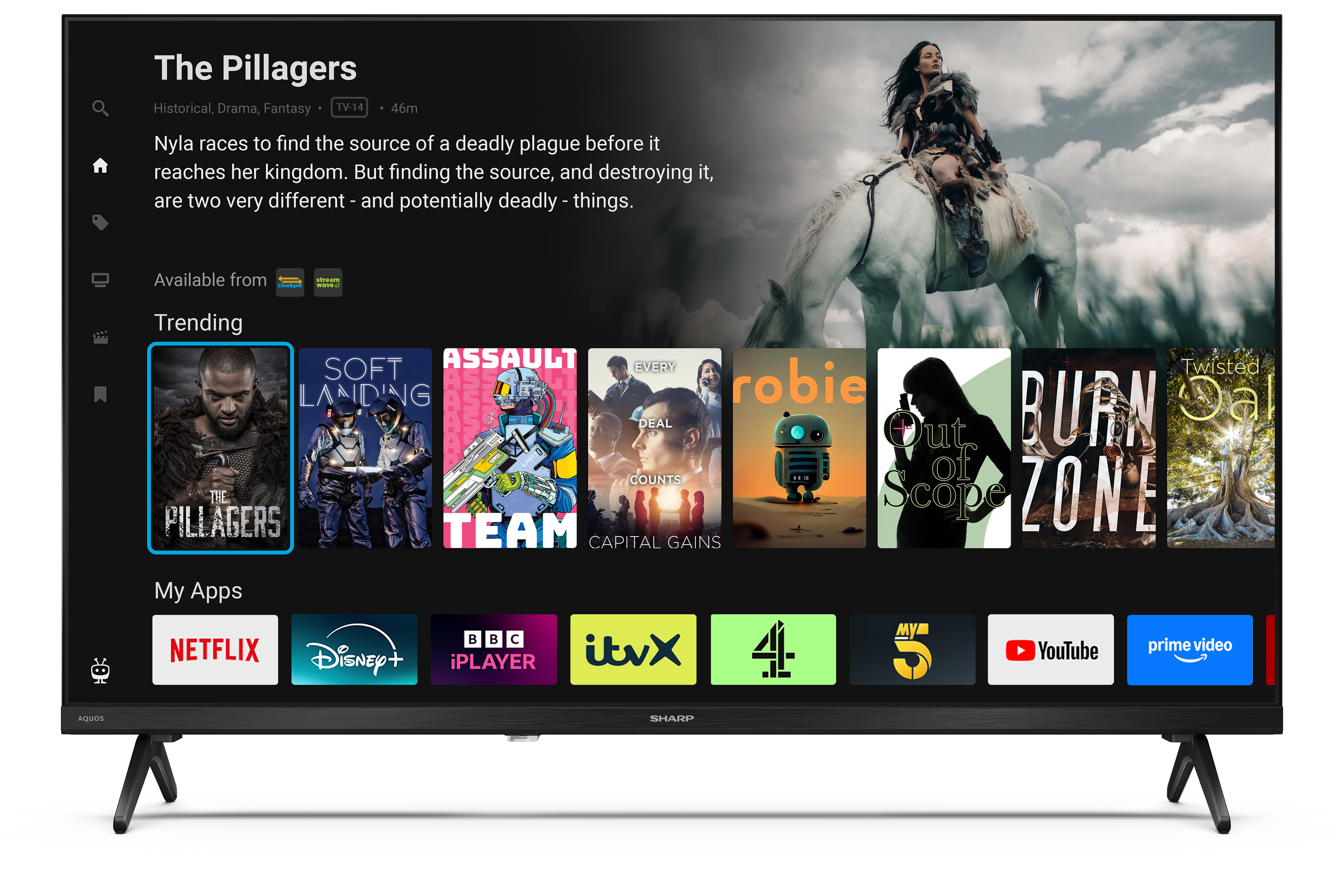 Sharp 1T-C32HE2245KB HDR TV  thumbnail image
