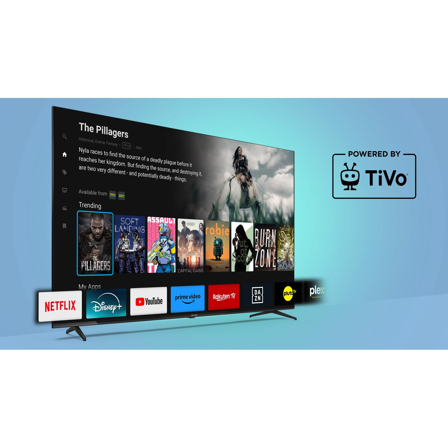 Sharp 1T-C32HE2245KW 32" HD Ready TiVo Smart TV - White thumbnail image