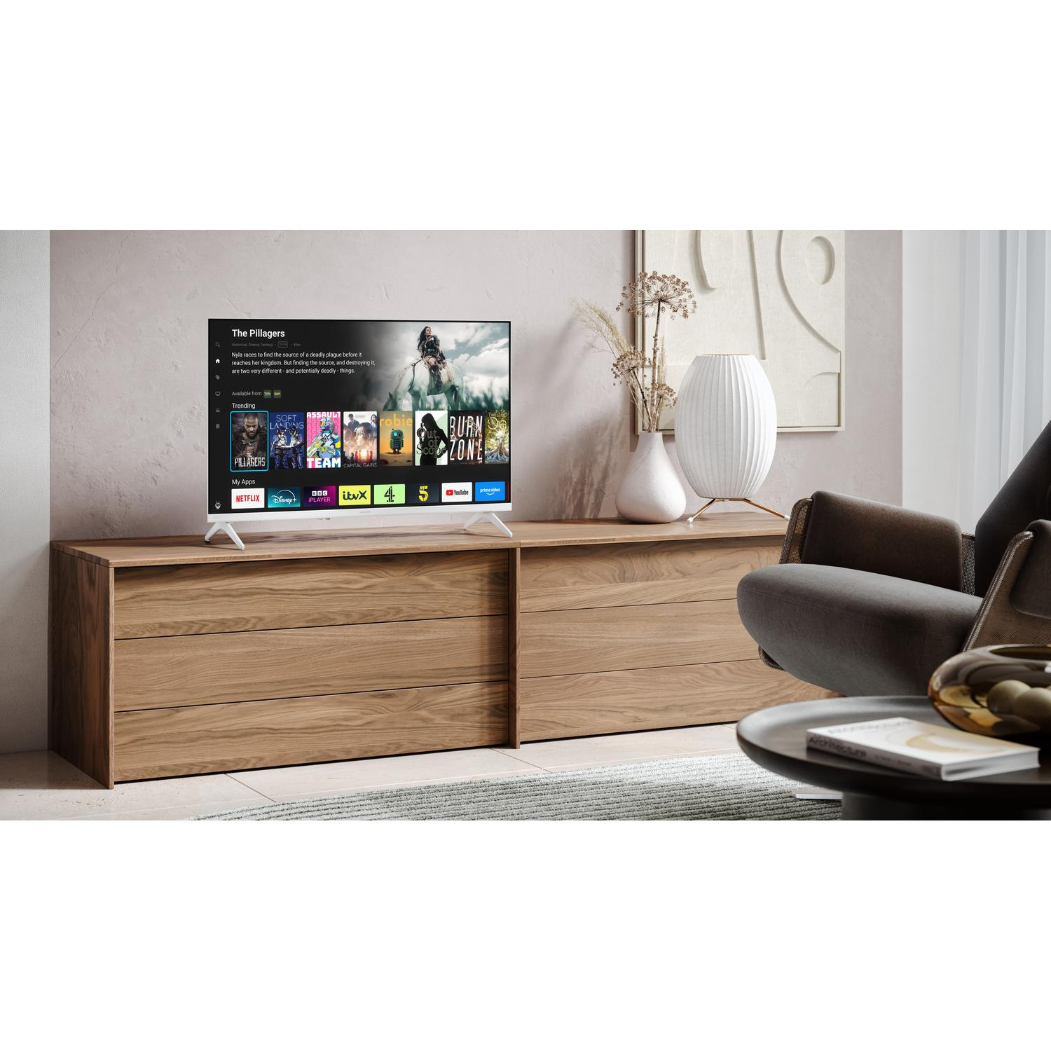 Sharp 1T-C32HE2245KW 32" HD Ready TiVo Smart TV - White thumbnail image