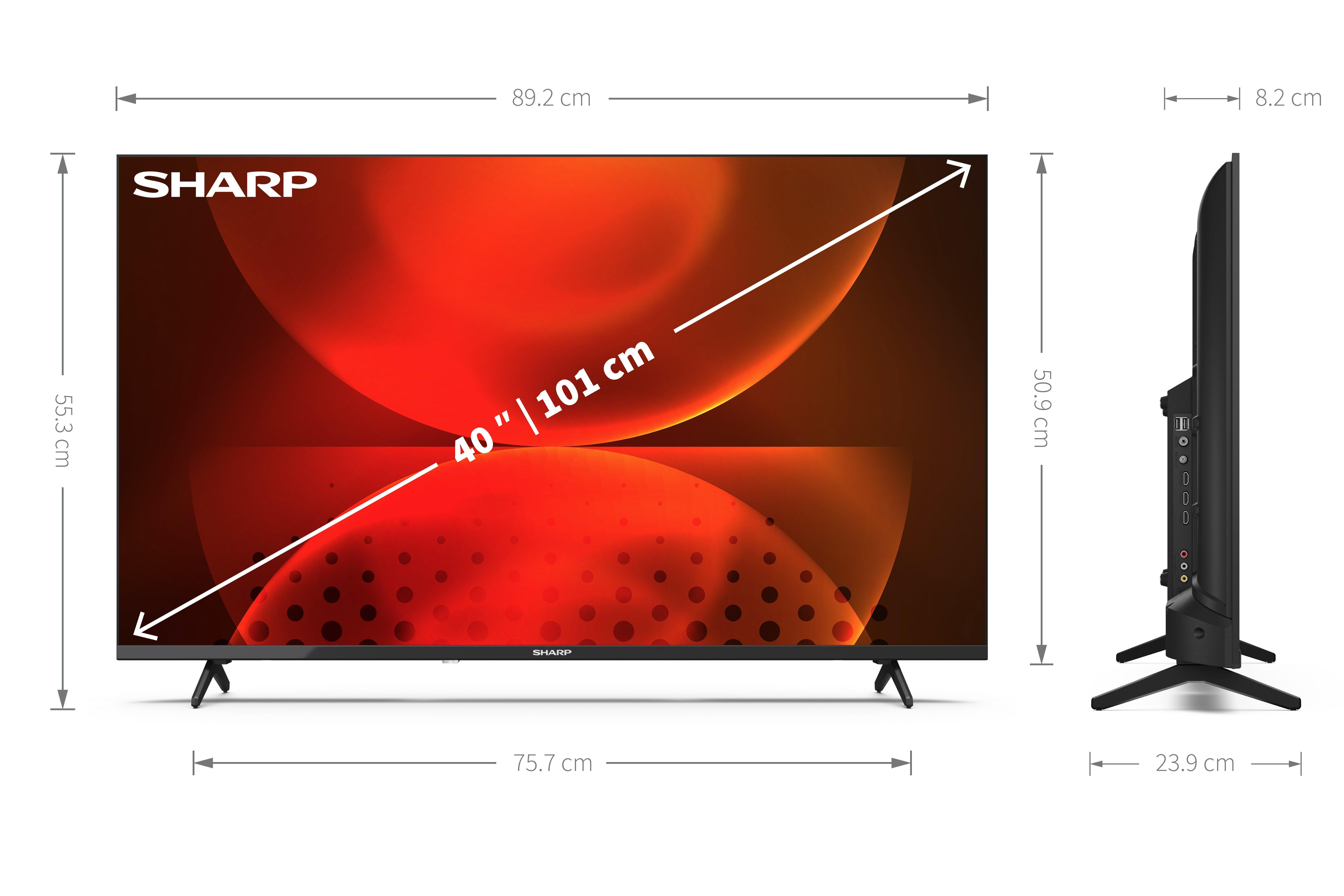 Sharp 2T-C40FH2KL2AB 40" Full HD LED Android Smart TV Chromecast thumbnail image