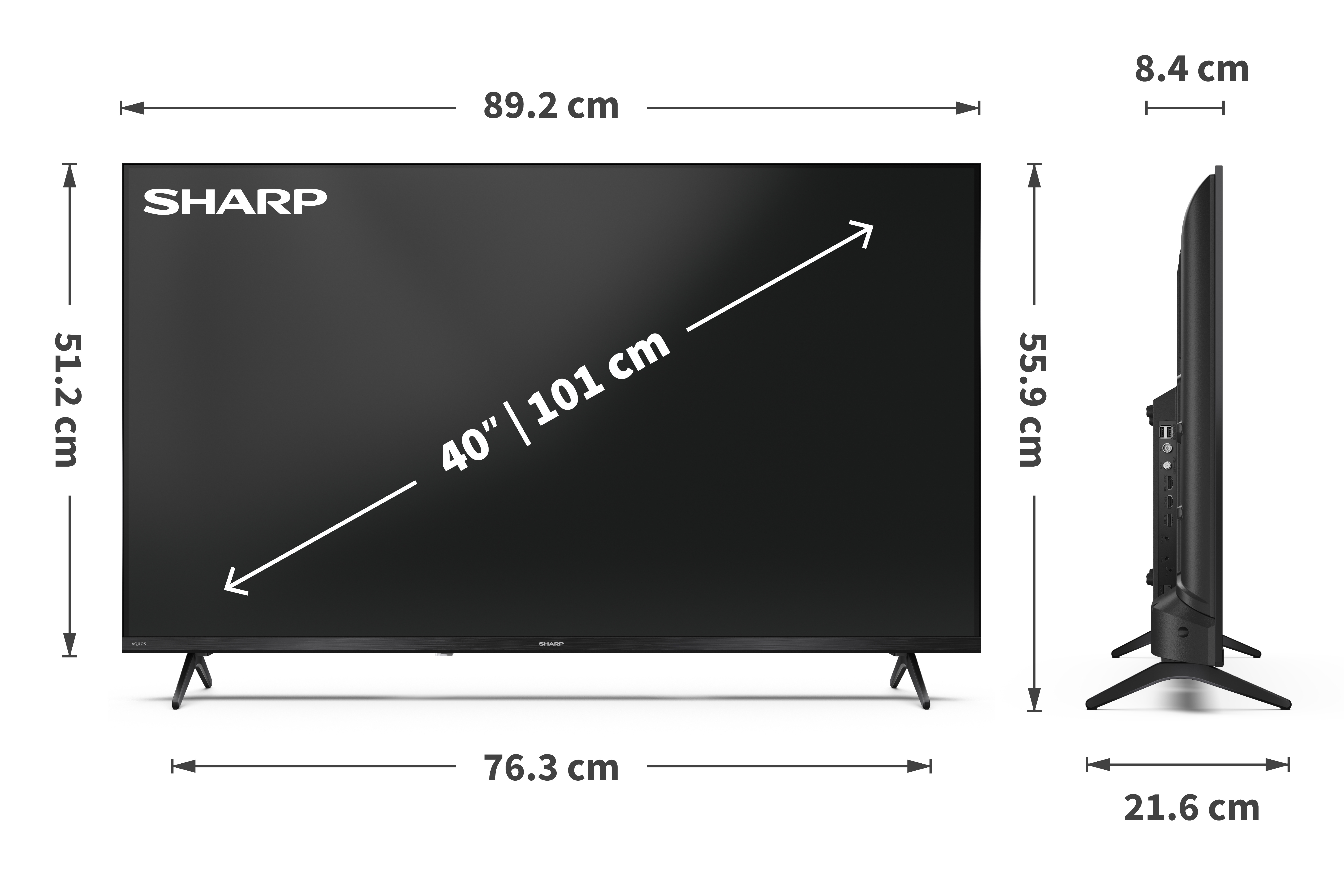 Sharp 2T-C40HE2245KB FHD TV  thumbnail image