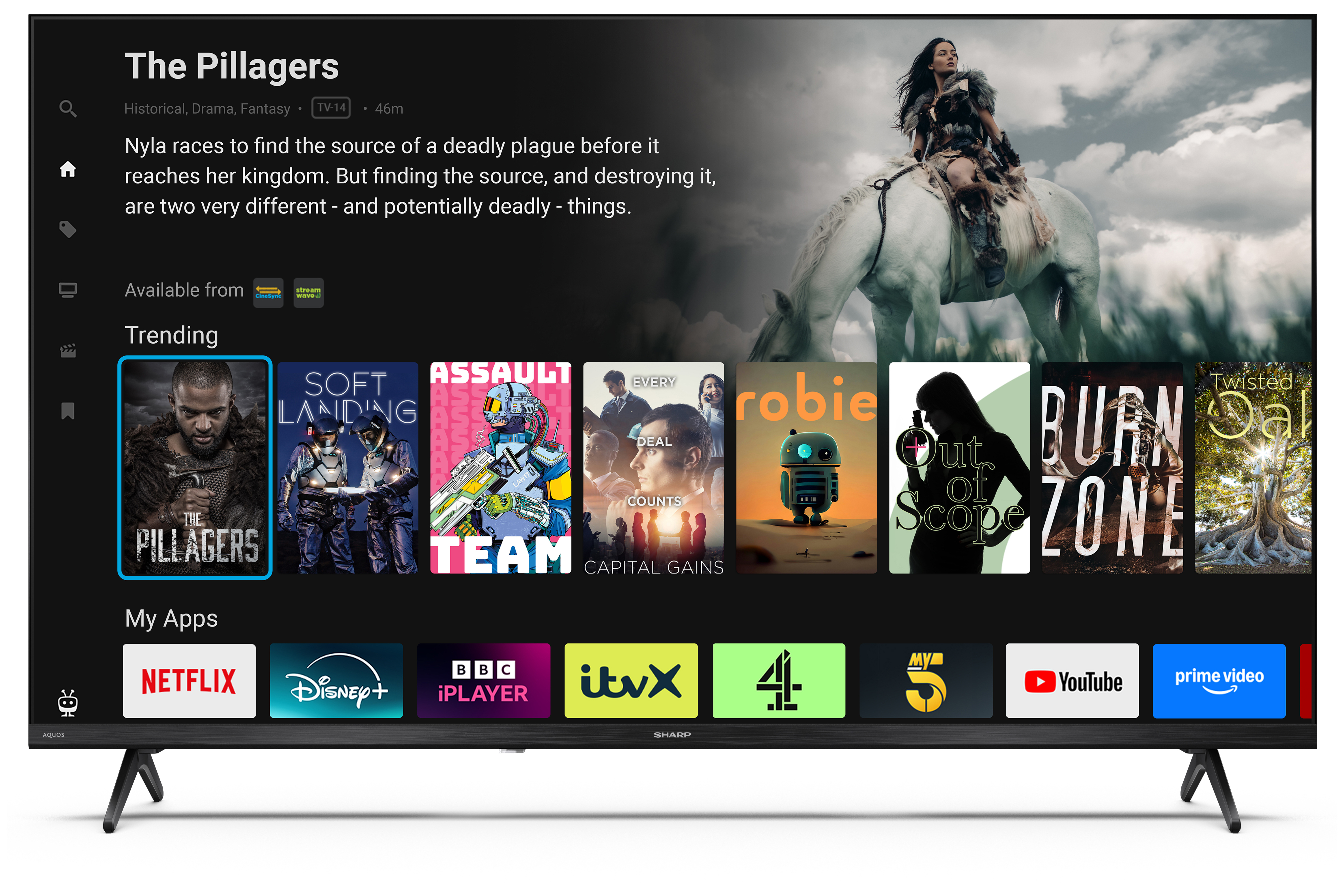 Sharp 2T-C40HE2245KB FHD TV  thumbnail image