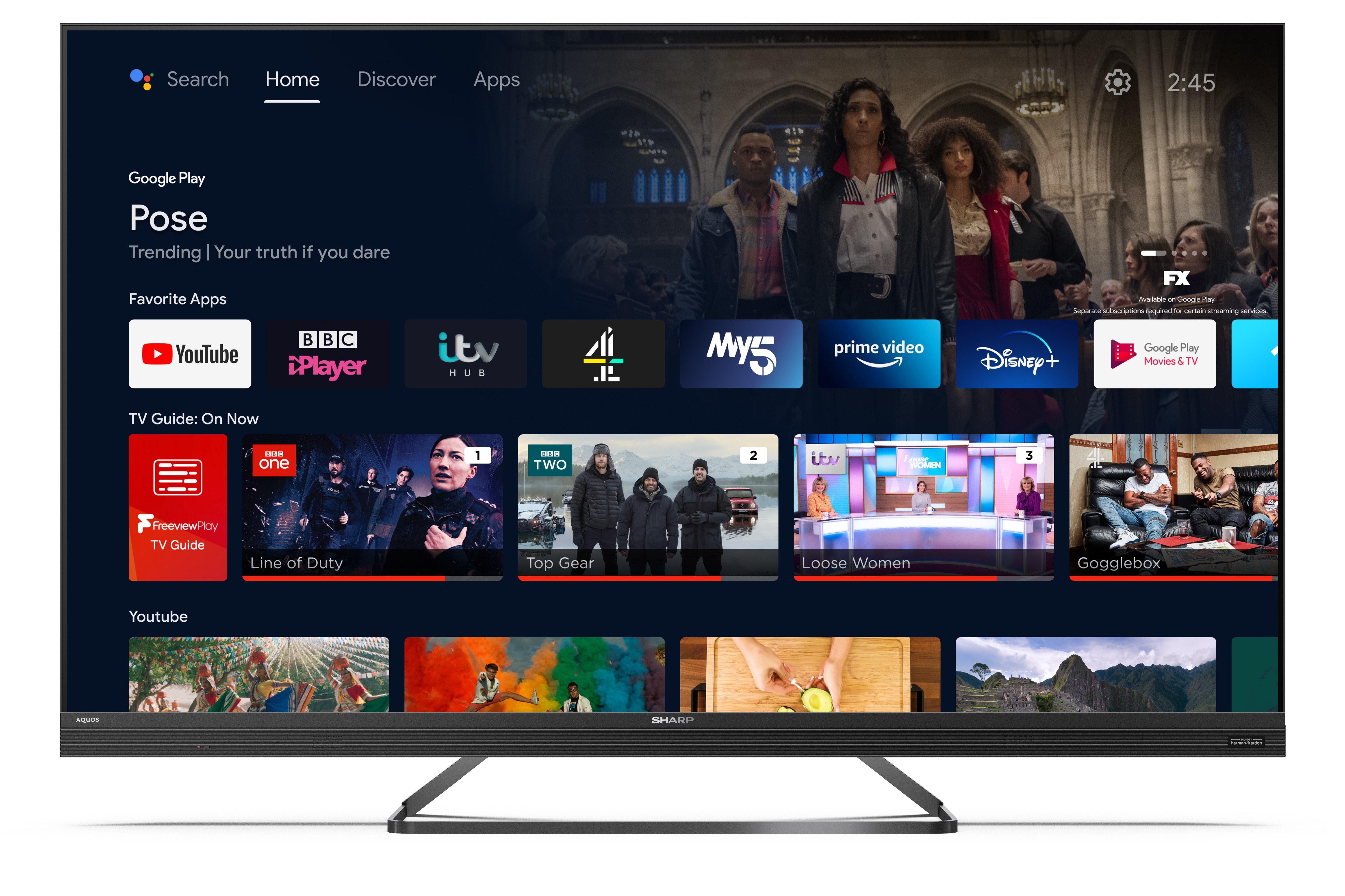 Sharp 4T-C50EQ3KM2AG 50" 4K Ultra HD Smart TV Quantum Dot thumbnail image