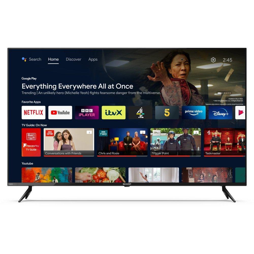 Sharp 4T-C50FP1KL2AB 50" 4K UHD Android Smart TV thumbnail image