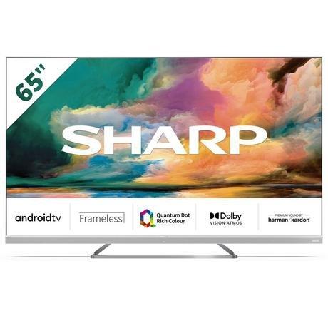 Sharp 4T-C65EQ4KM2AGG 65" 4K UHD Frameless Quantum Dot Android TV thumbnail image