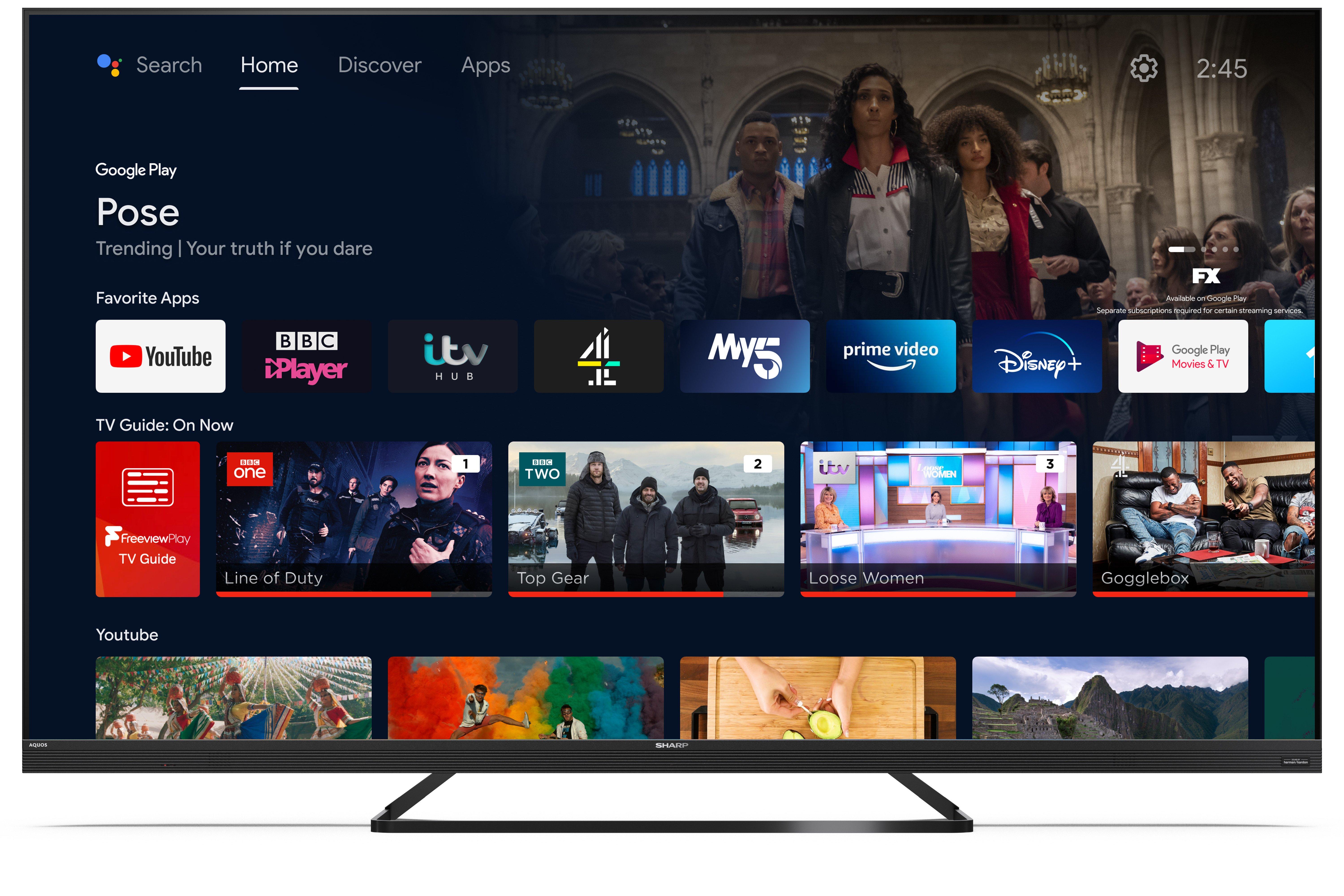Sharp 4T-C75EQ3KM2AG 75" 4K Ultra HD Smart TV Quantum Dot thumbnail image