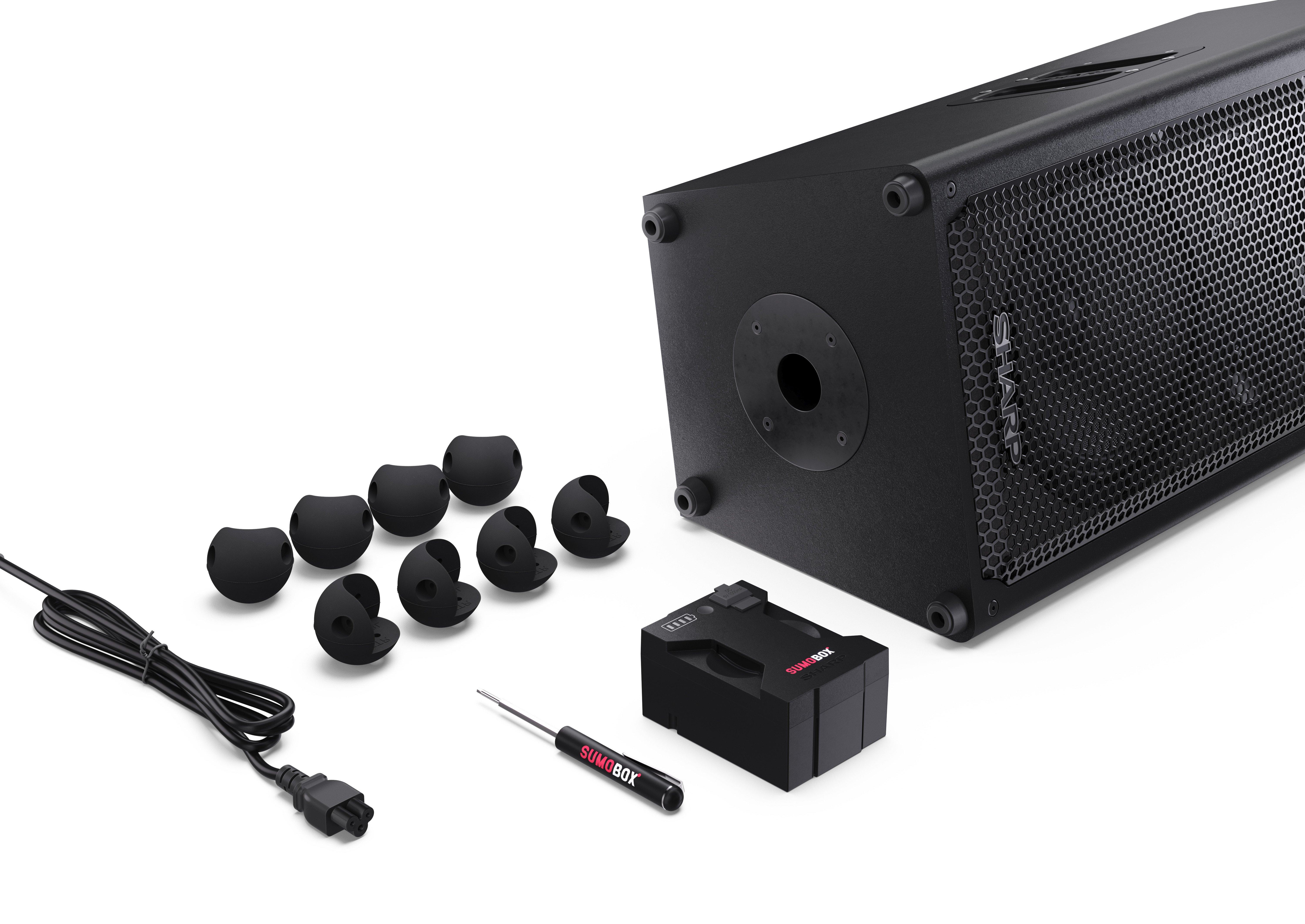 Sharp CP-LS100 SumoBox Speaker - Black thumbnail image