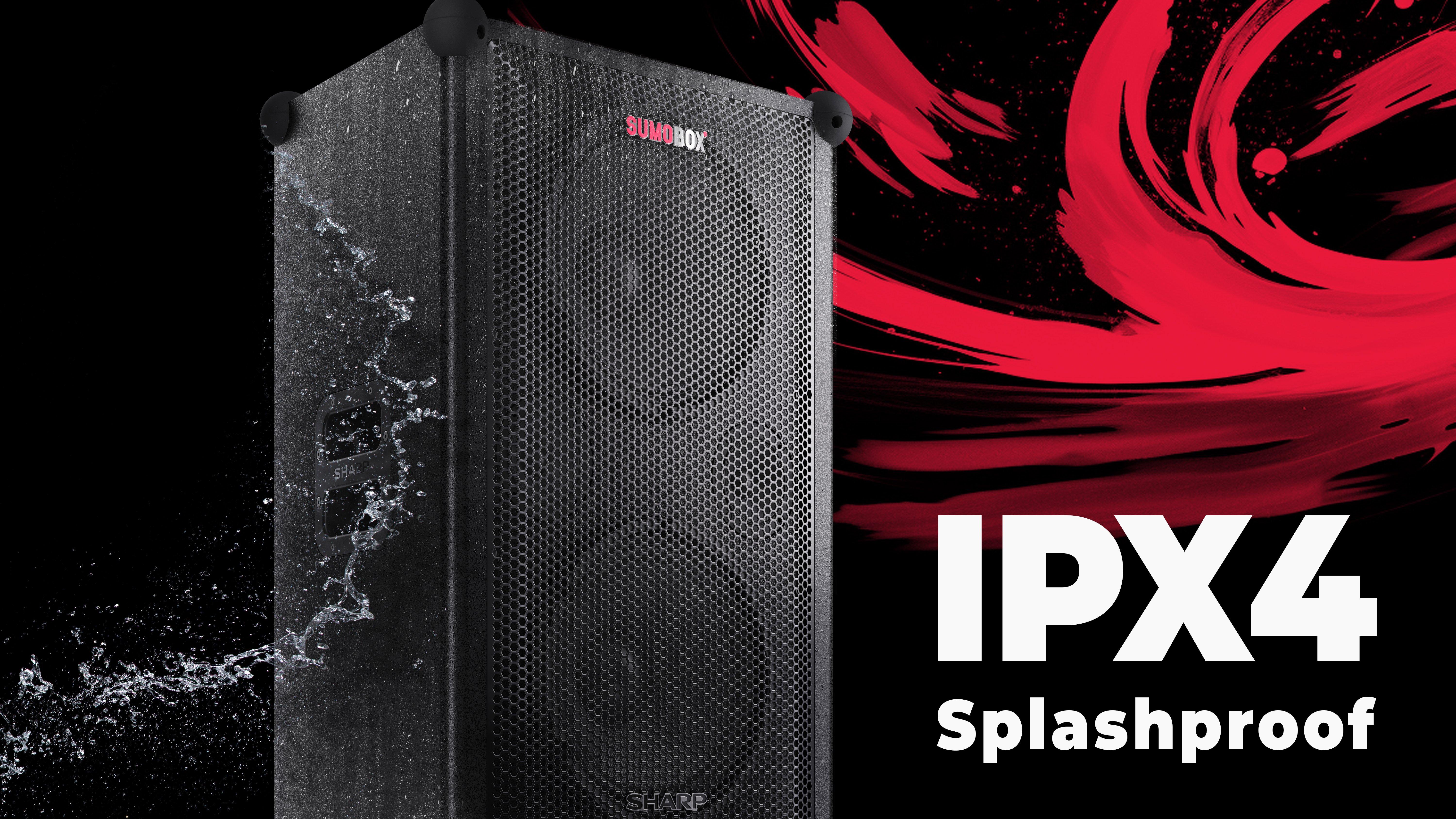 Sharp CP-LS200 Wireless Portable Speaker - Black thumbnail image