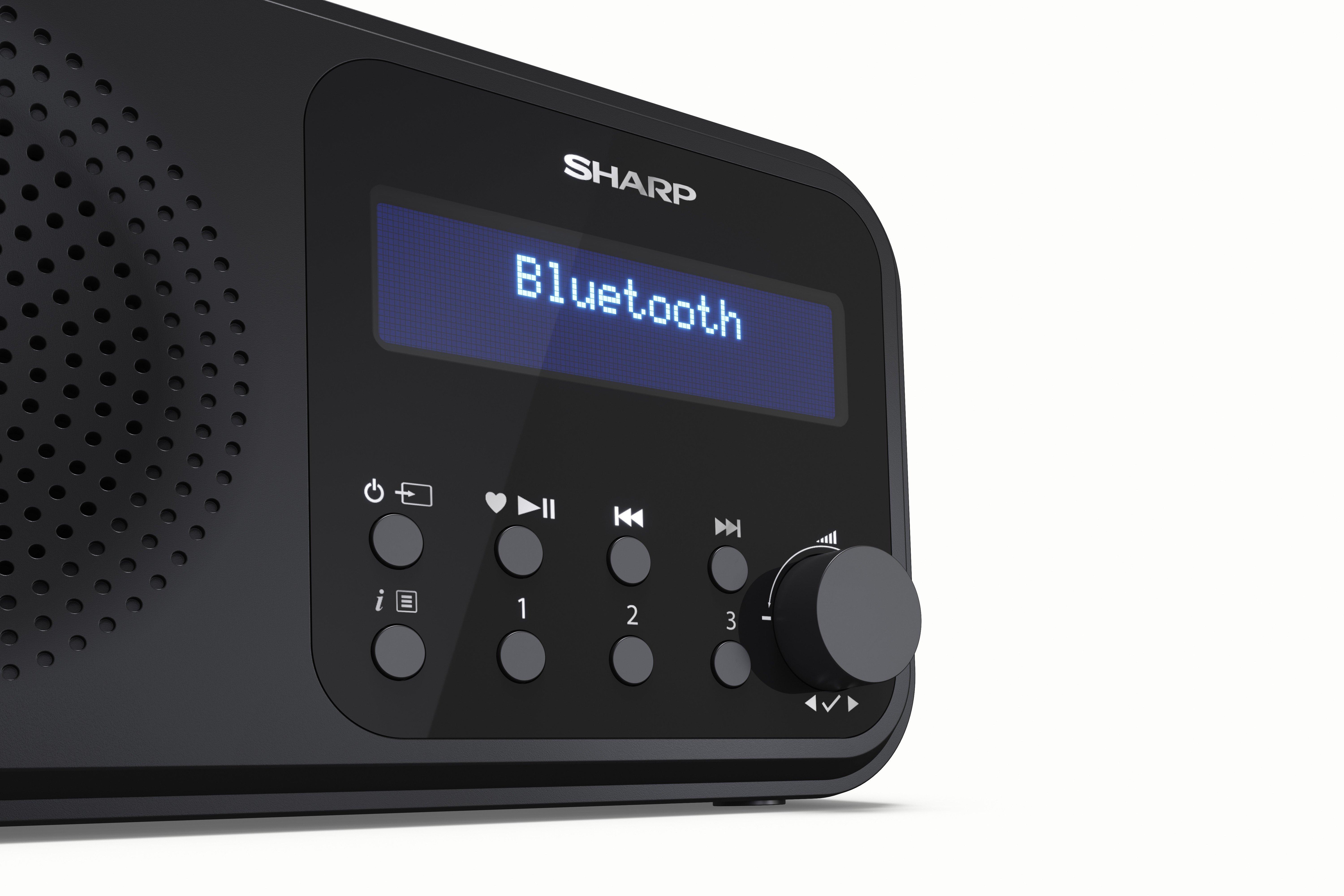Sharp DR-P420BK Wireless DAB Radio - Black thumbnail image