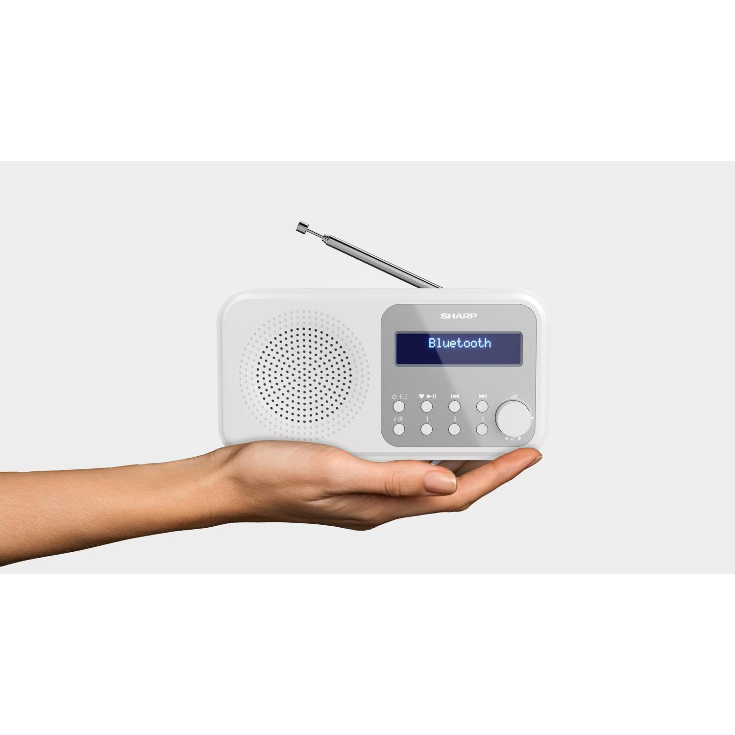 Sharp DR-P420BL Portable Digital Radio - Blue thumbnail image