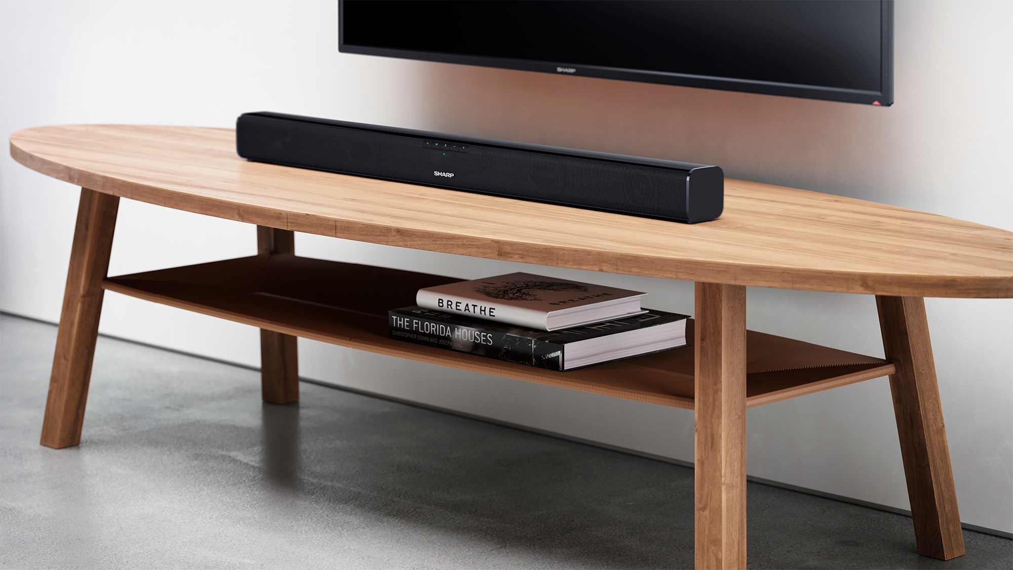 Sharp HT-SB110 Wireless 2ch 90W Slim Bluetooth Soundbar thumbnail image