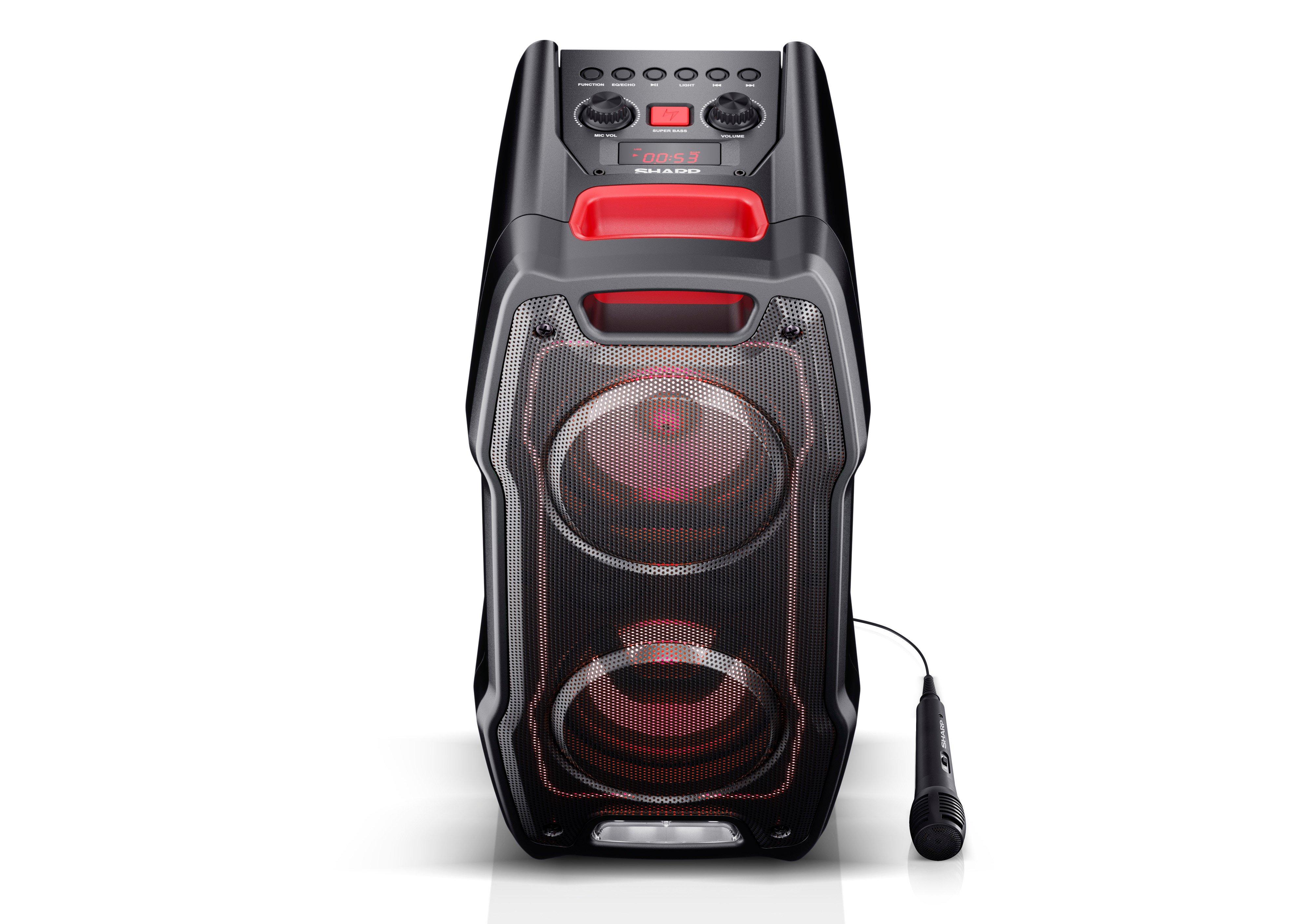Sharp PS-929 Wireless Party Speaker - Black thumbnail image