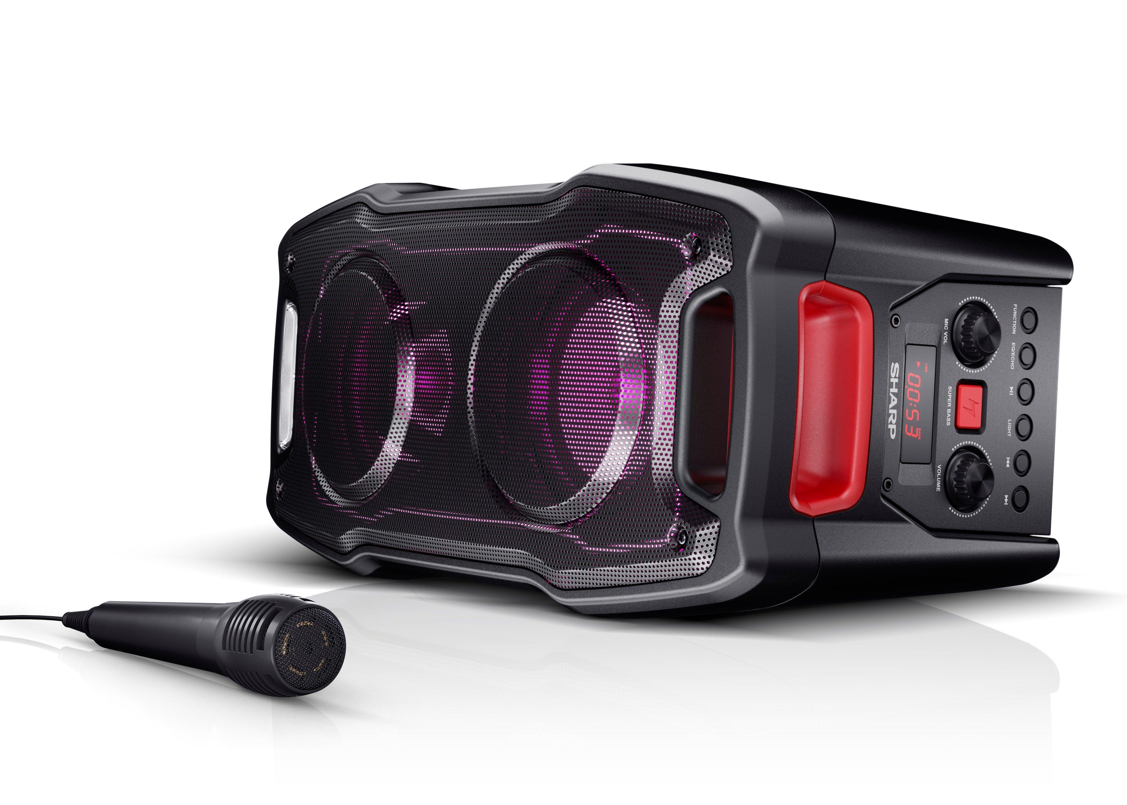 Sharp PS-929 Wireless Party Speaker - Black thumbnail image