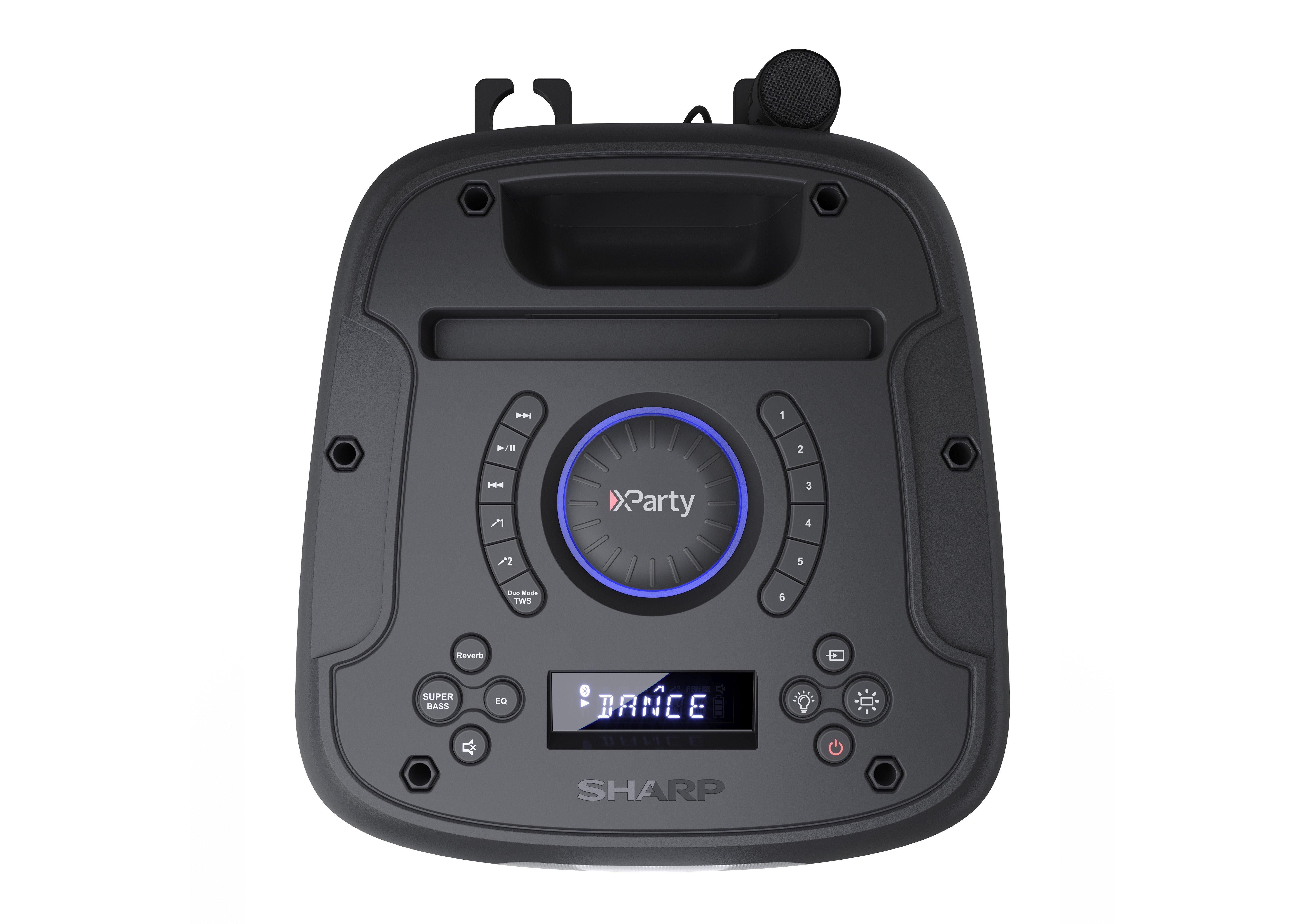 Sharp PS-949 Wireless Party Speaker - Black thumbnail image