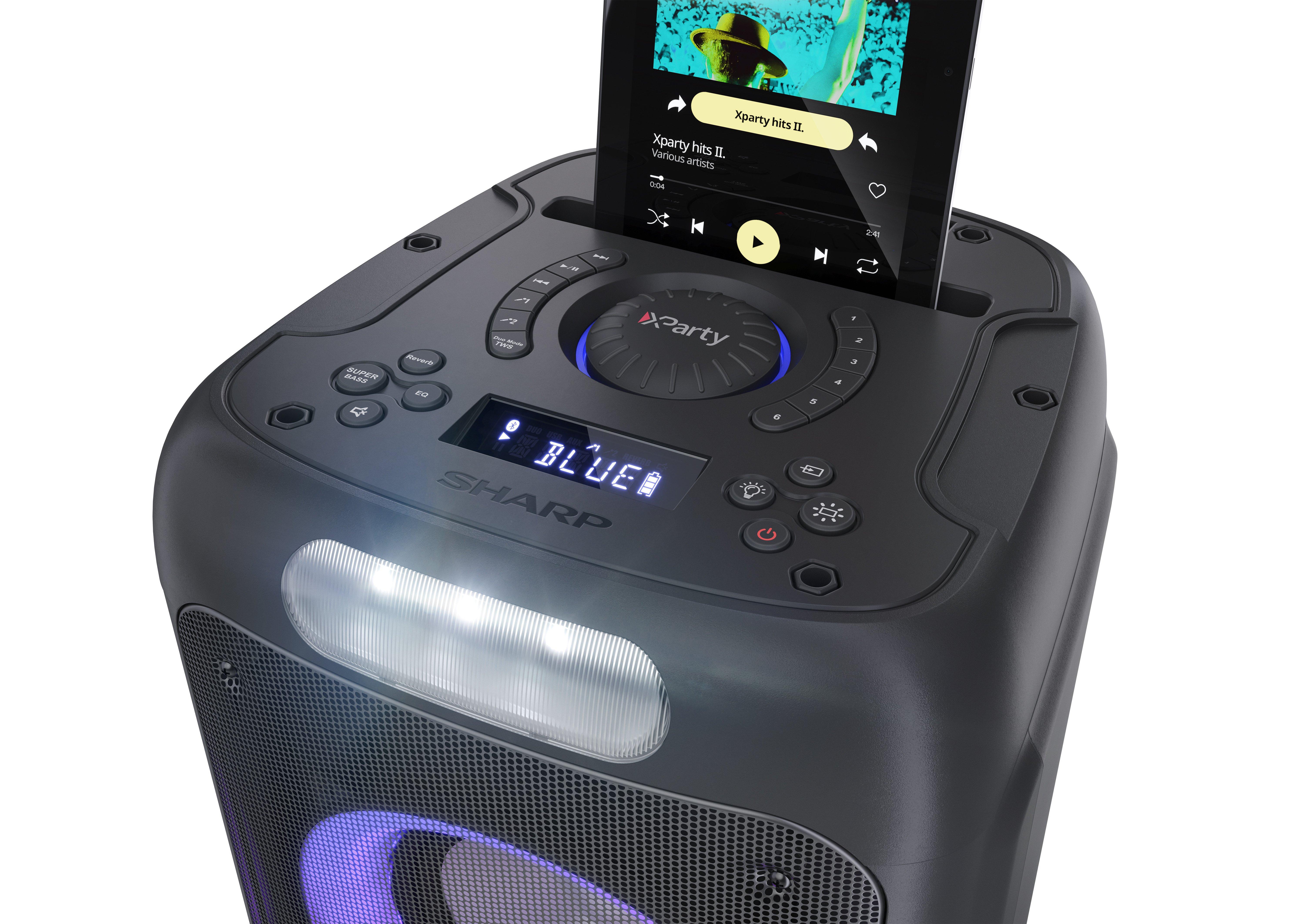 Sharp PS-949 Wireless Party Speaker - Black thumbnail image