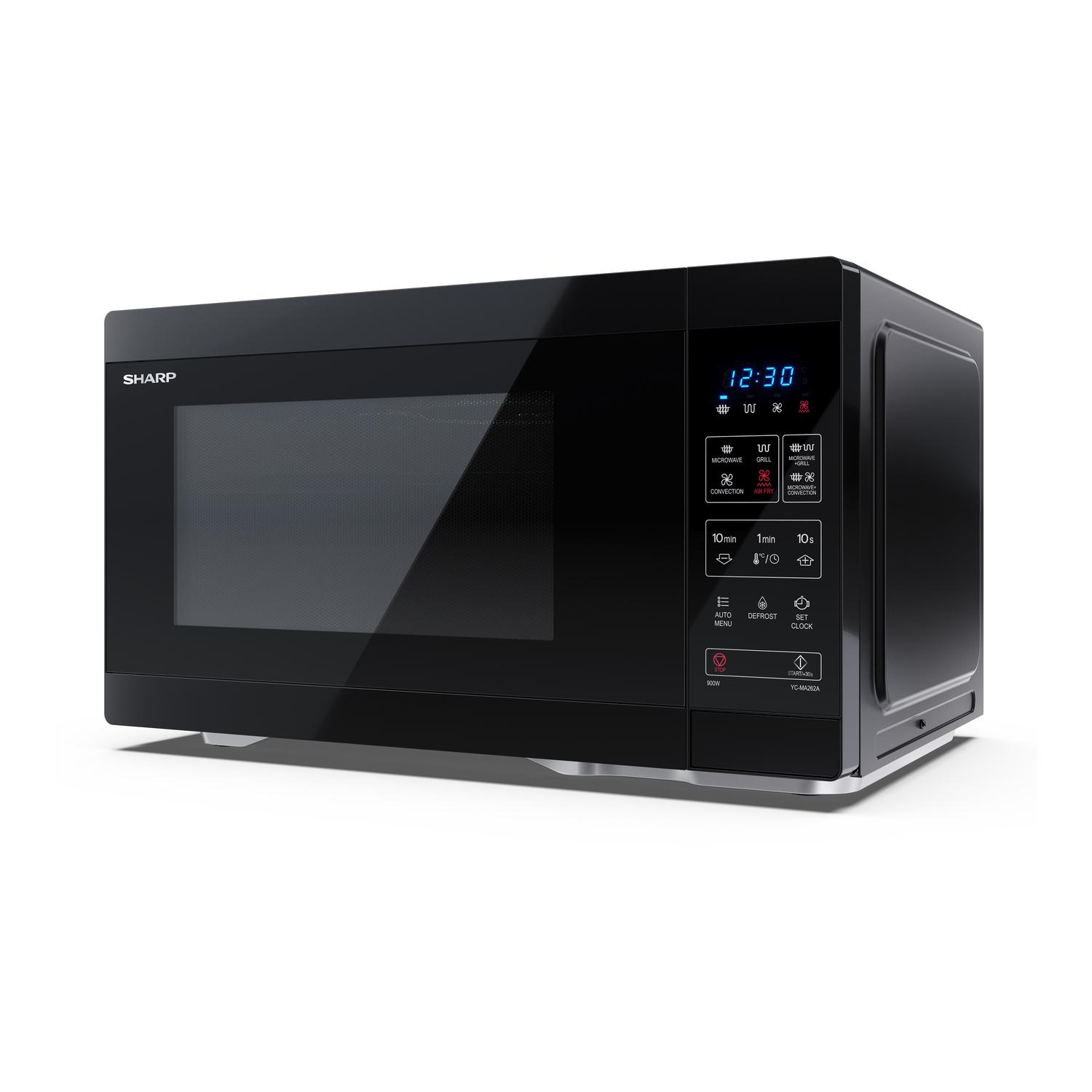 Sharp YC-MA262AE-B Classic Microwave Oven, 26L, Combi with Air Fryer - Black thumbnail image