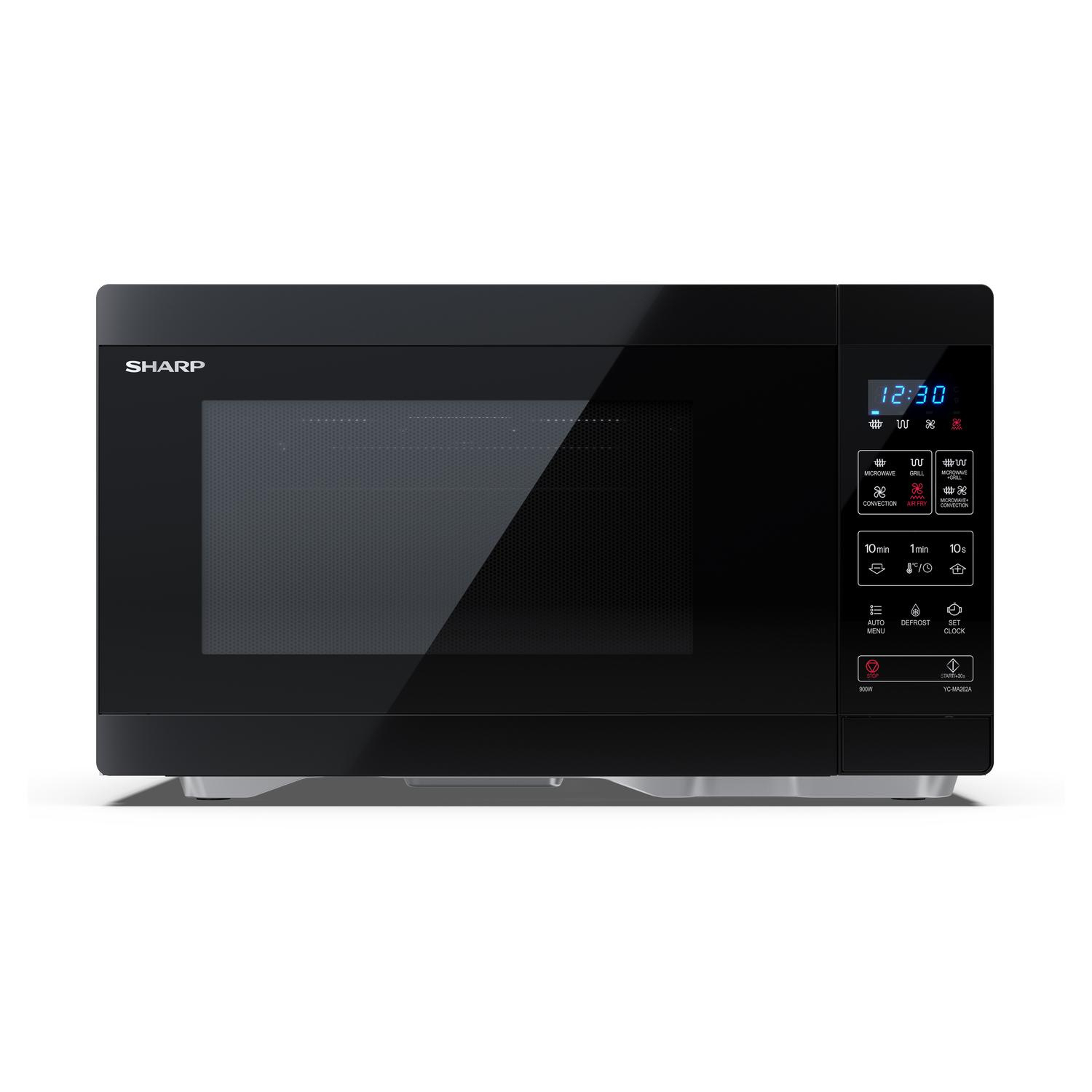 Sharp YC-MA262AE-B Classic Microwave Oven, 26L, Combi with Air Fryer - Black thumbnail image
