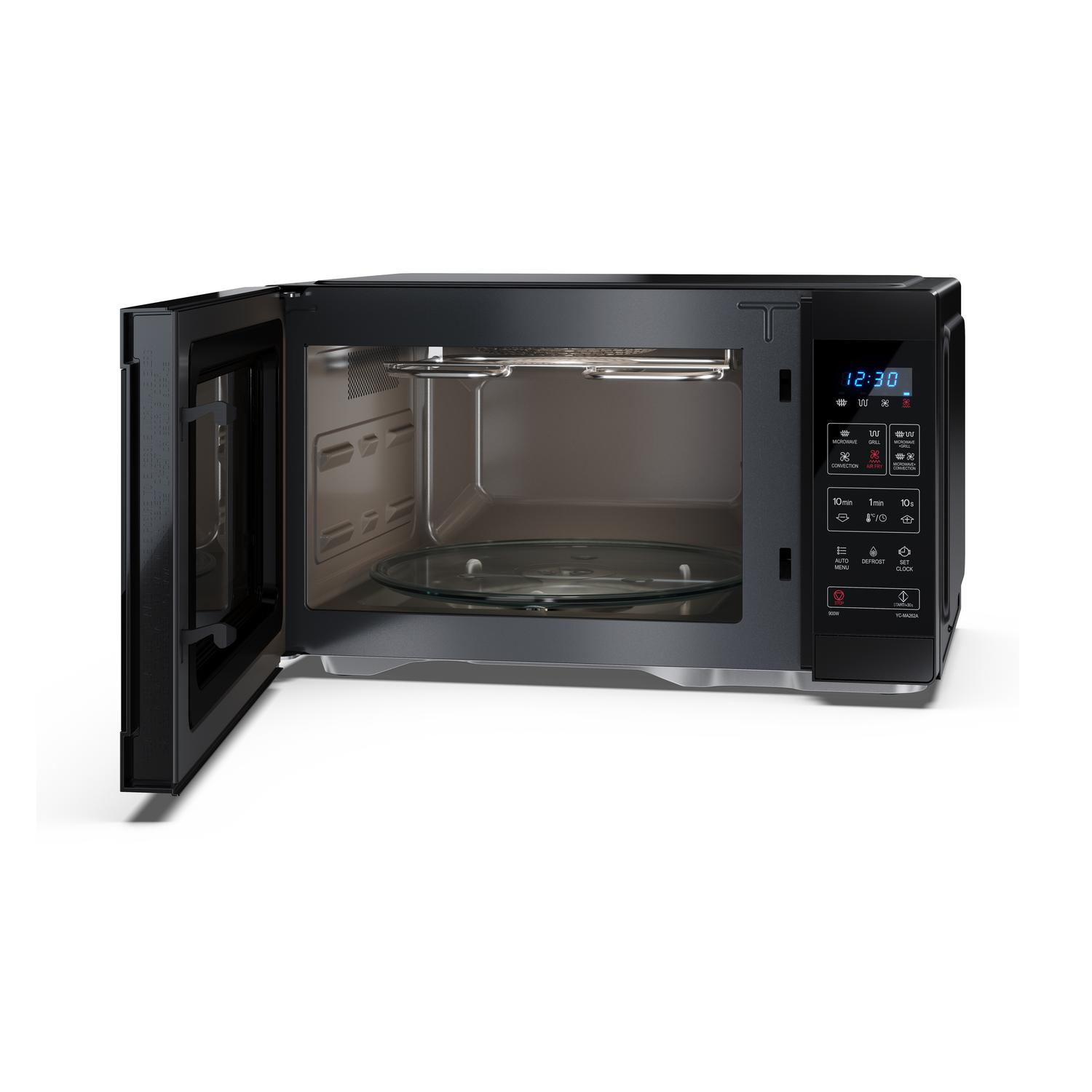 Sharp YC-MA262AE-B Classic Microwave Oven, 26L, Combi with Air Fryer - Black thumbnail image