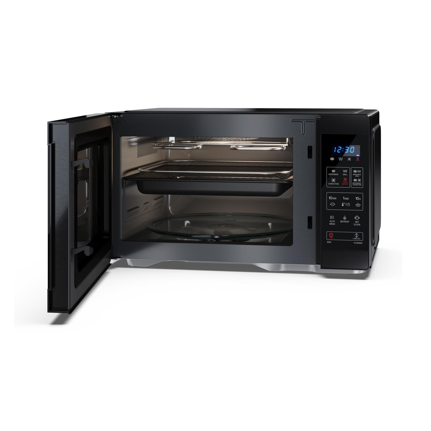 Sharp YC-MA262AE-B Classic Microwave Oven, 26L, Combi with Air Fryer - Black thumbnail image