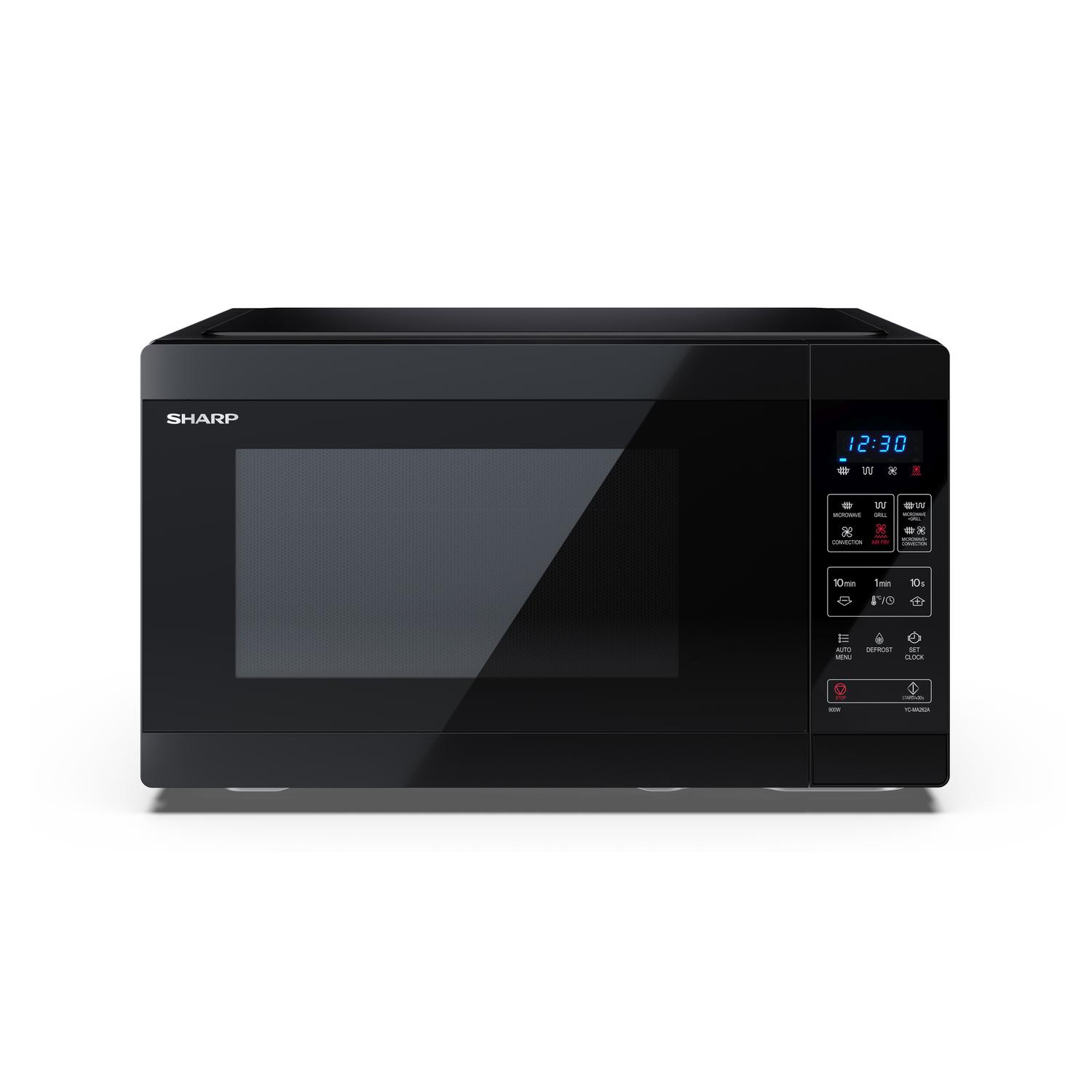 Sharp YC-MA262AE-B Classic Microwave Oven, 26L, Combi with Air Fryer - Black thumbnail image