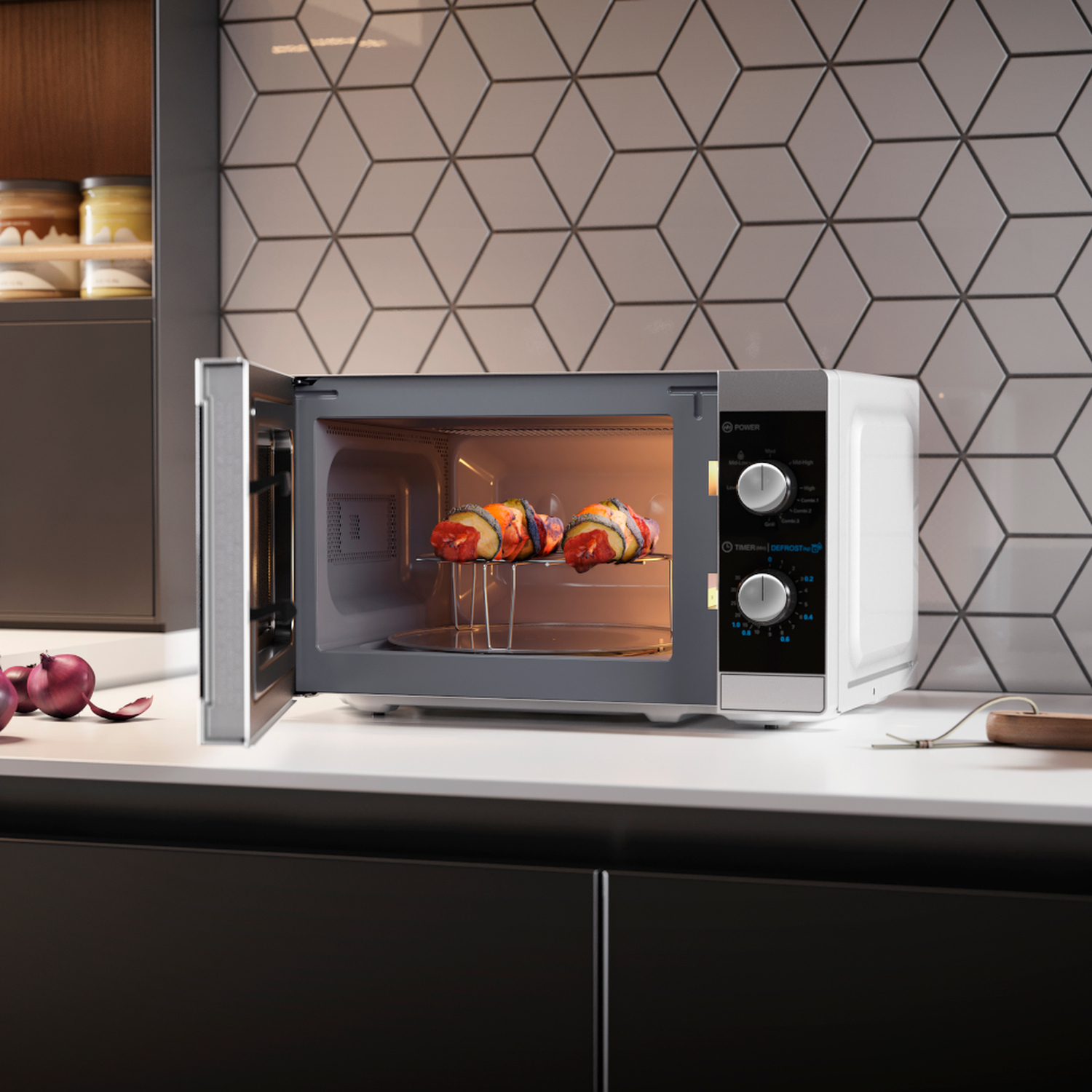 Sharp YC-MG01U-S 20 Litres Microwave - Silver thumbnail image