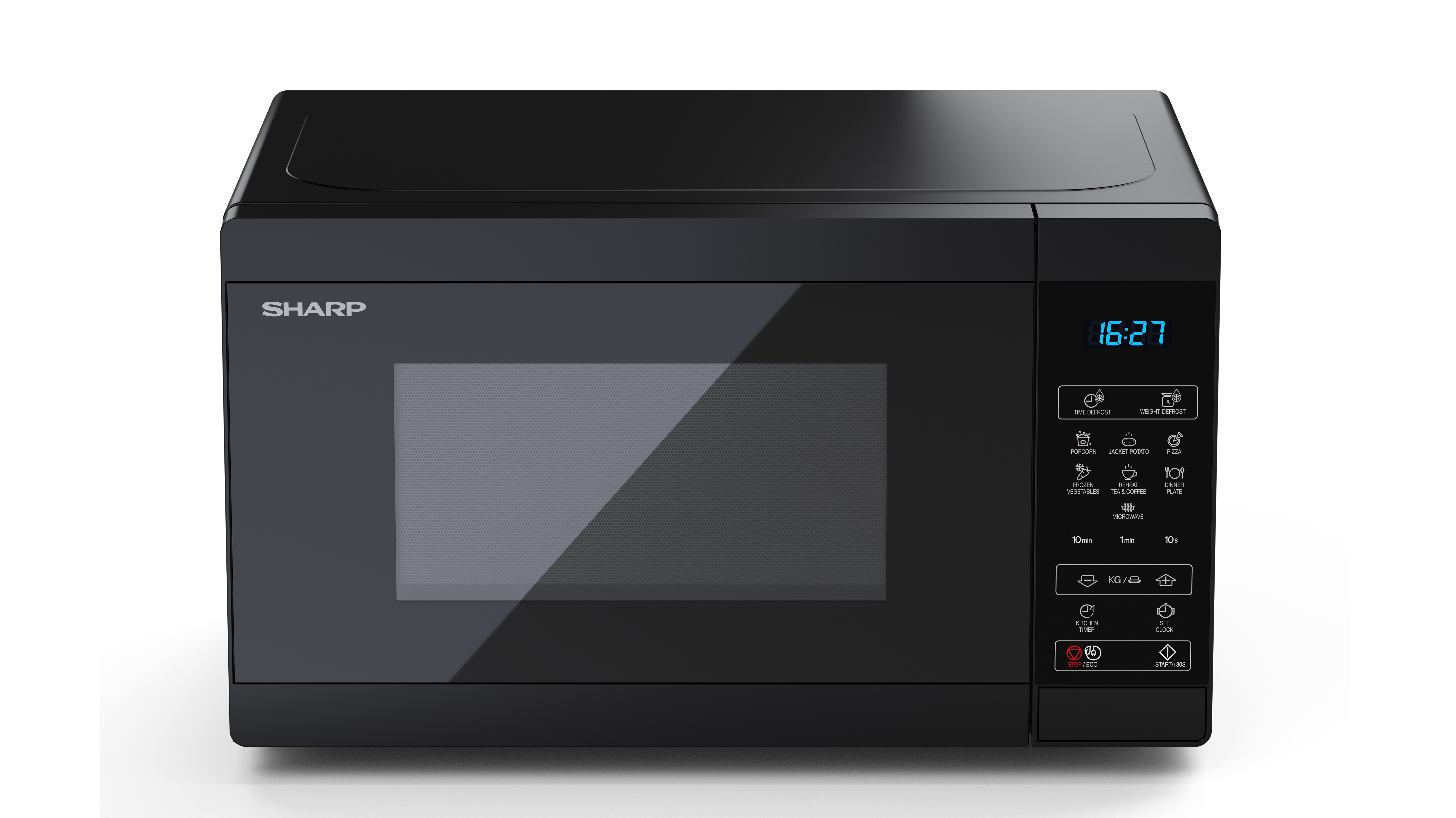 Sharp YC-MS02U-B 20 Litres Microwave Oven - Black thumbnail image