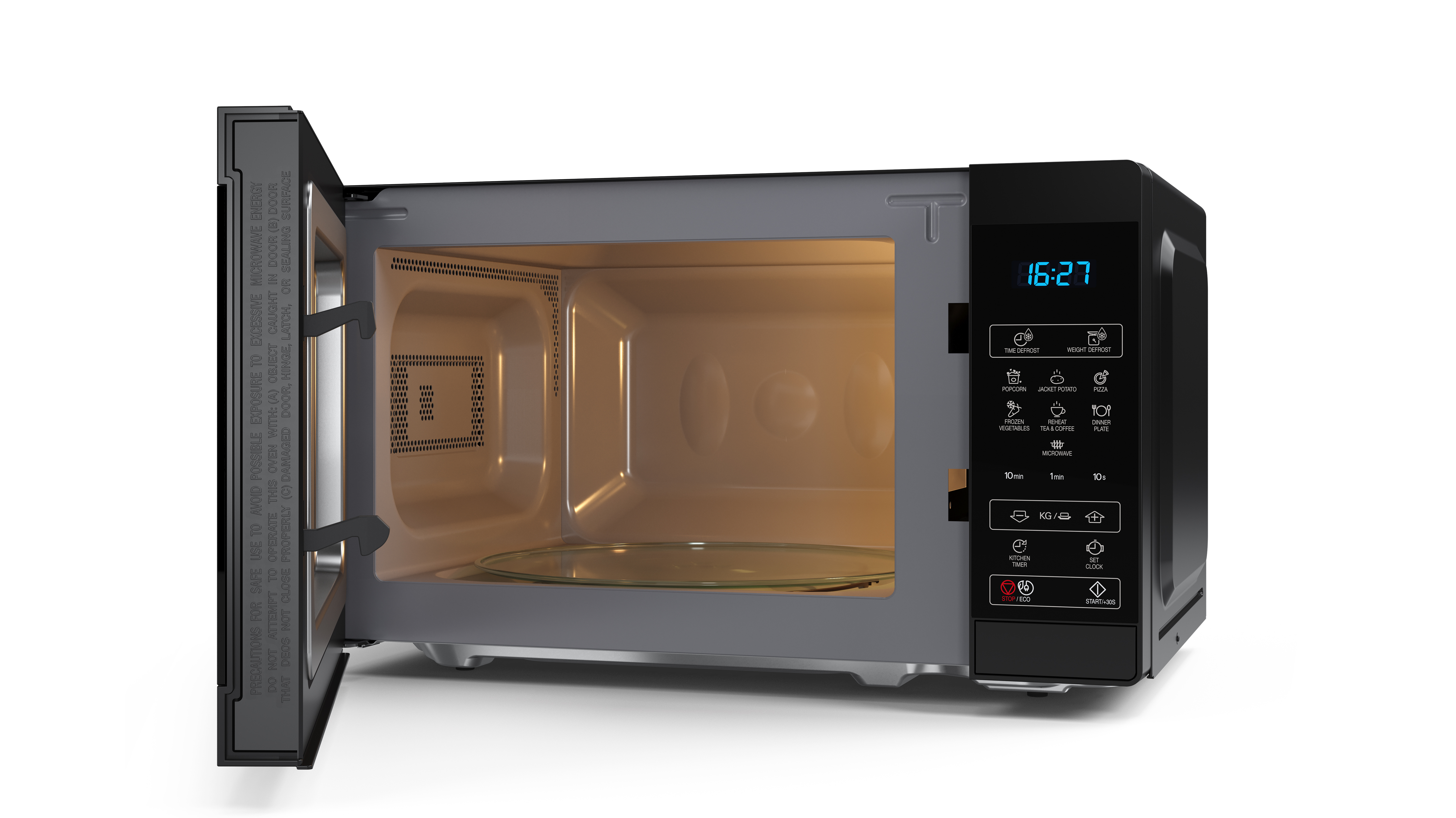 Sharp YC-MS02U-B 20 Litres Microwave Oven - Black thumbnail image