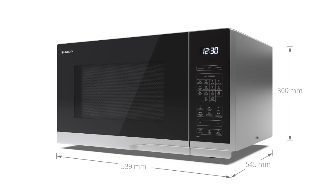 Sharp YC-PC322AU-S 32 Litres Combination Microwave - Silver thumbnail image