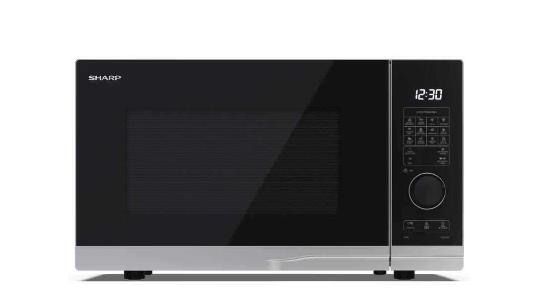 Sharp YC-PG254AU-S 25 Litres Grill Microwave Oven - Silver/Black thumbnail image