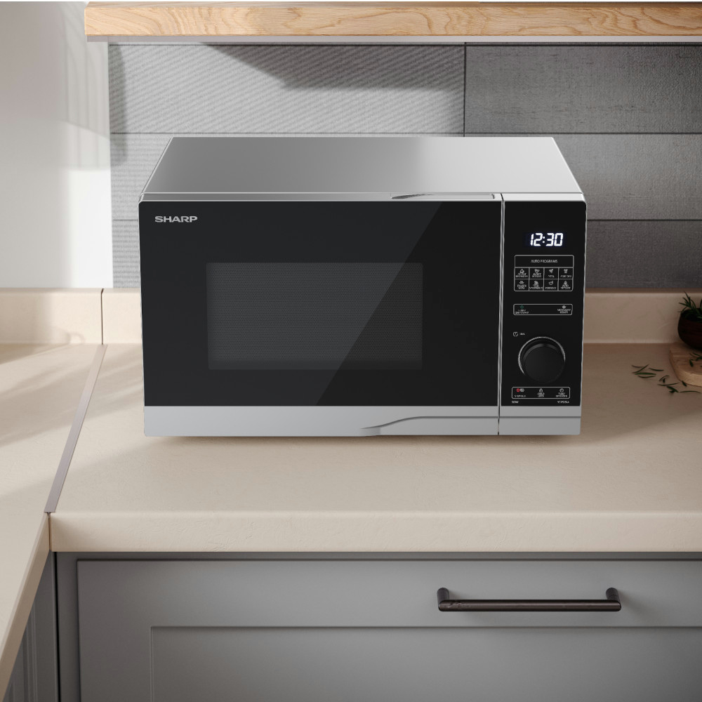 Sharp YC-PS254AU-S 25 Litres Solo Microwave - Silver thumbnail image