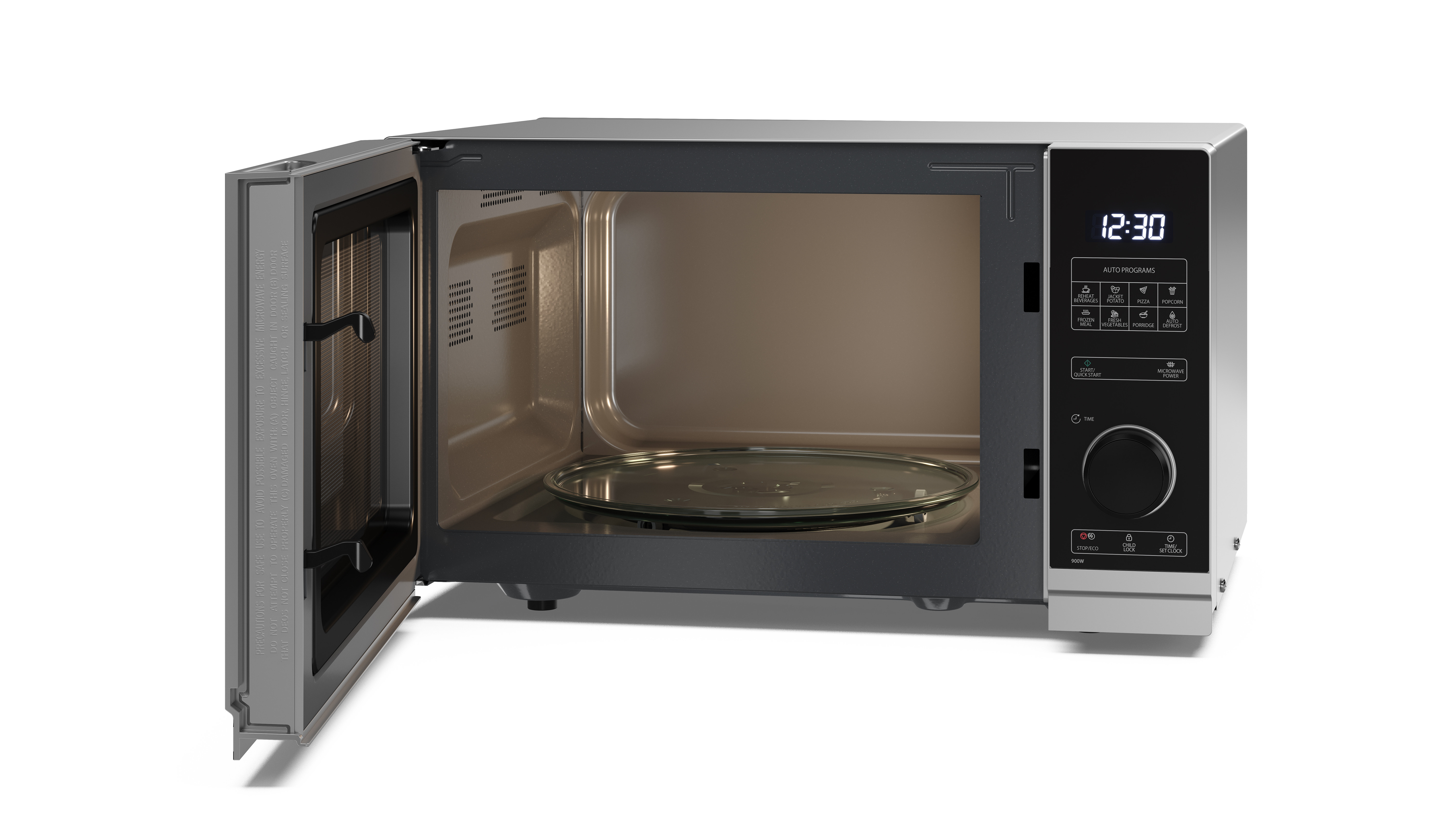 Sharp YC-PS254AU-S 25 Litres Solo Microwave - Silver thumbnail image
