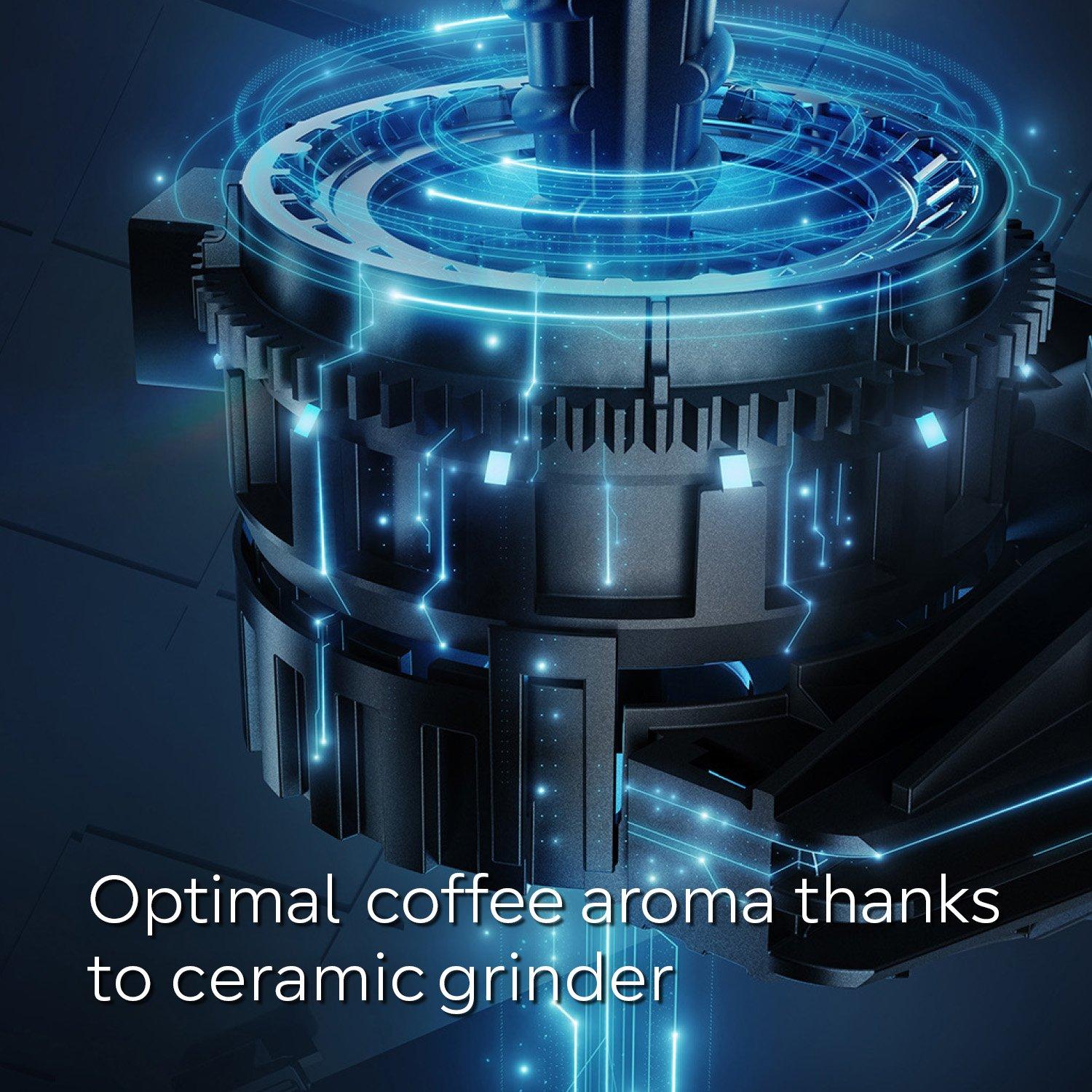 Siemens TF303G07 Bean to Cup Fully Automatic Freestanding Coffee Machine - Inox Silver Metallic thumbnail image