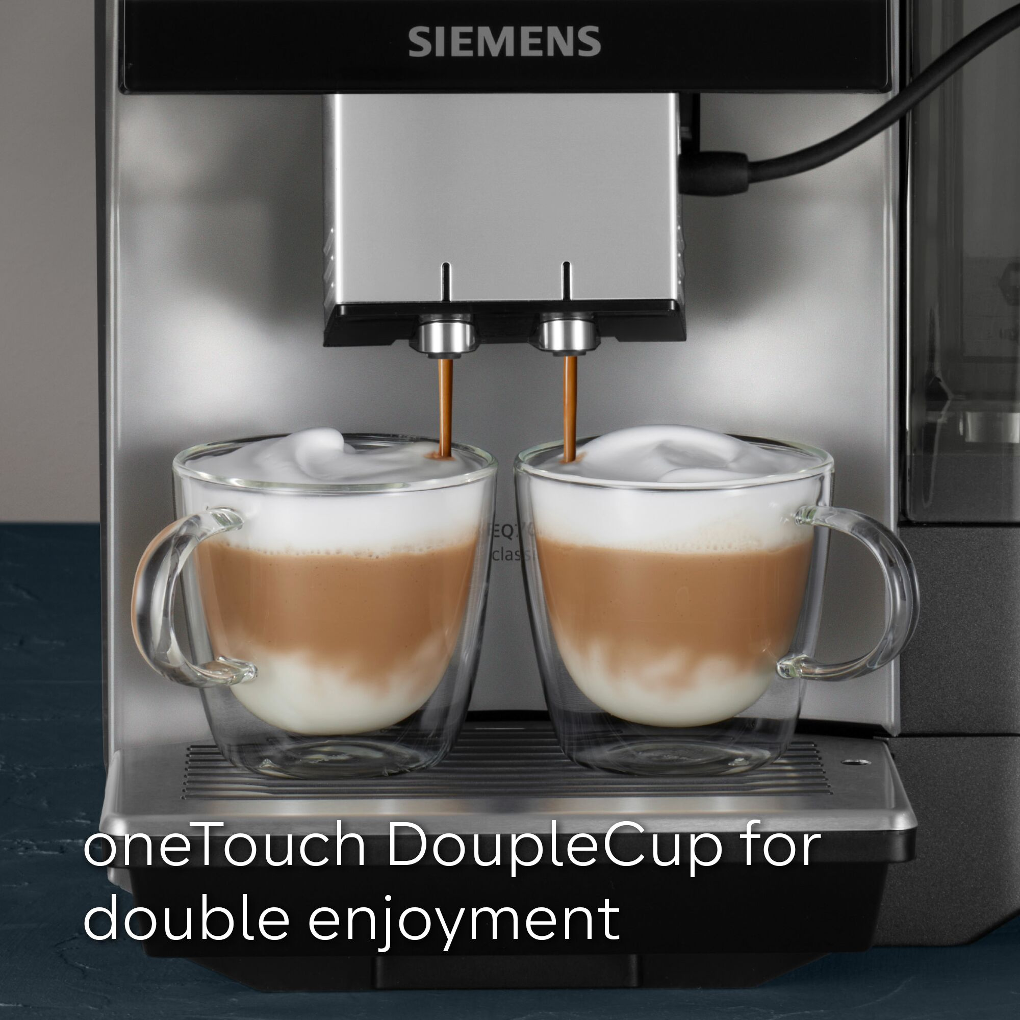 Siemens TP515GB1 Bean to cup coffee machine - Black/Silver thumbnail image