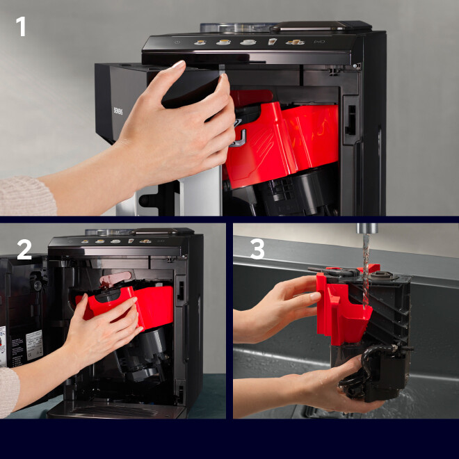 Siemens TP515GB1 Bean to cup coffee machine - Black/Silver thumbnail image
