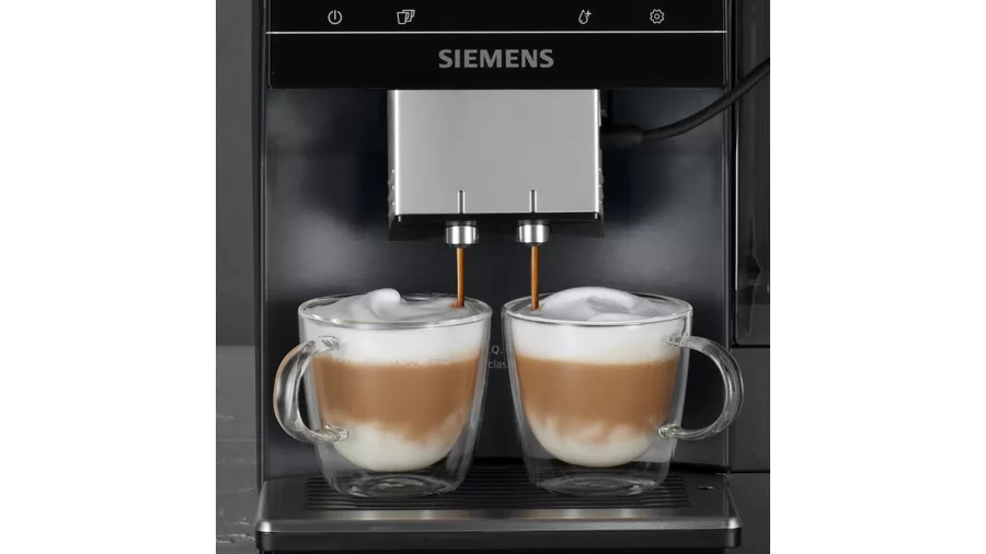 Siemens EQ700 Classic TP705GB1 Home Connect Bean to Cup Fully Automatic Freestanding Coffee Machine - Black/Silver thumbnail image