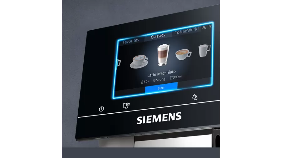Siemens EQ700 Classic TP705GB1 Home Connect Bean to Cup Fully Automatic Freestanding Coffee Machine - Black/Silver thumbnail image