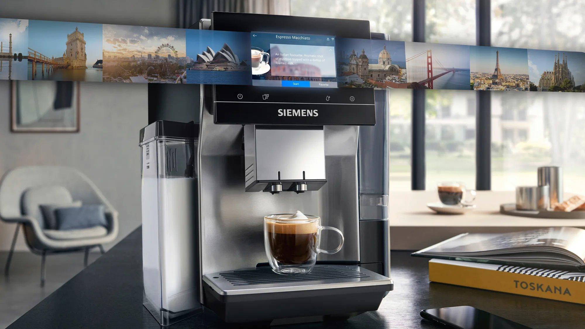 Siemens TQ707GB3 Bean to Cup Fully Automatic Freestanding Coffee Machine - Stainless Steel thumbnail image