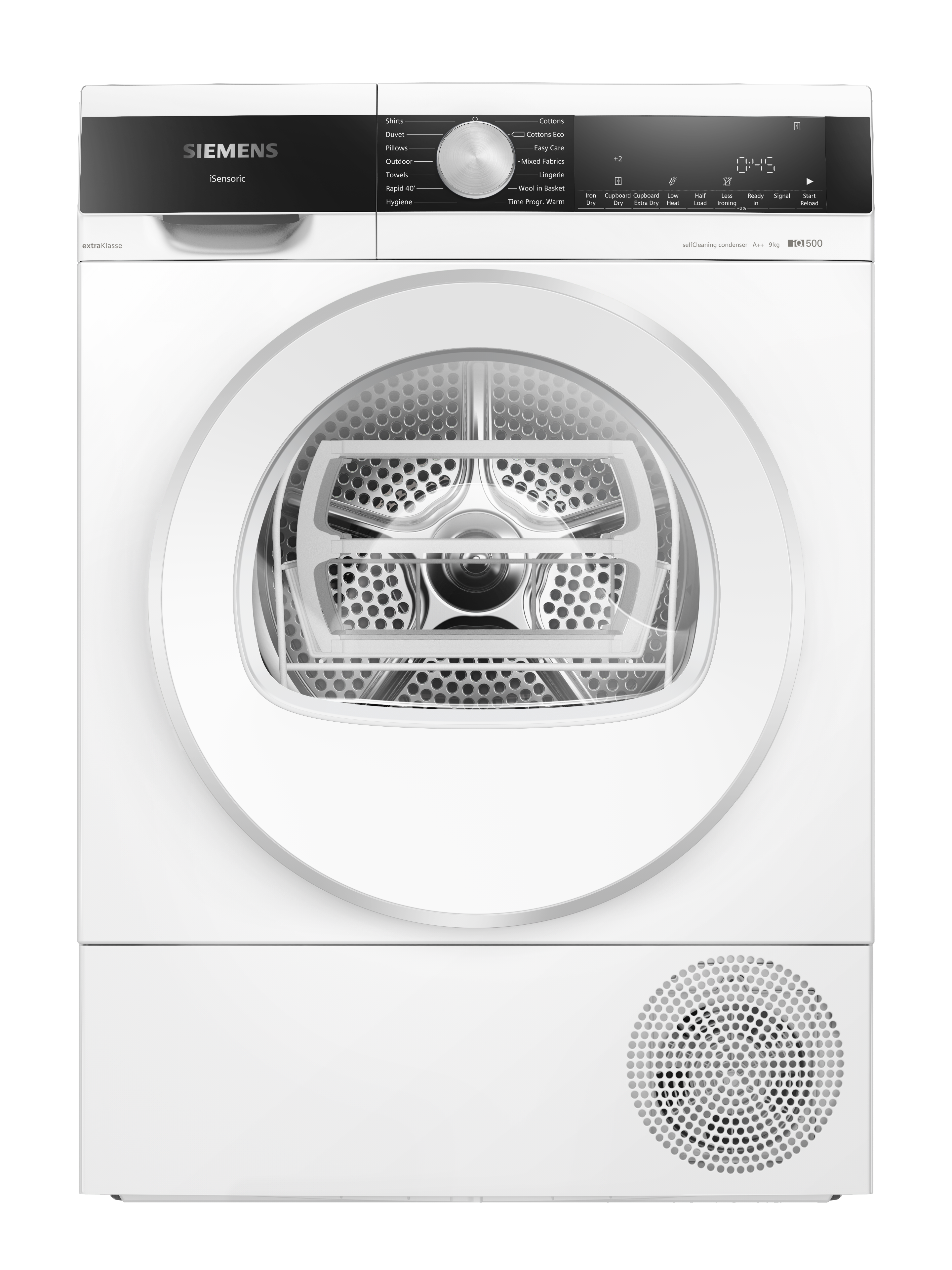 Siemens extraKlasse WQ45G2D2GB 9kg Heat Pump Tumble Dryer - White thumbnail image