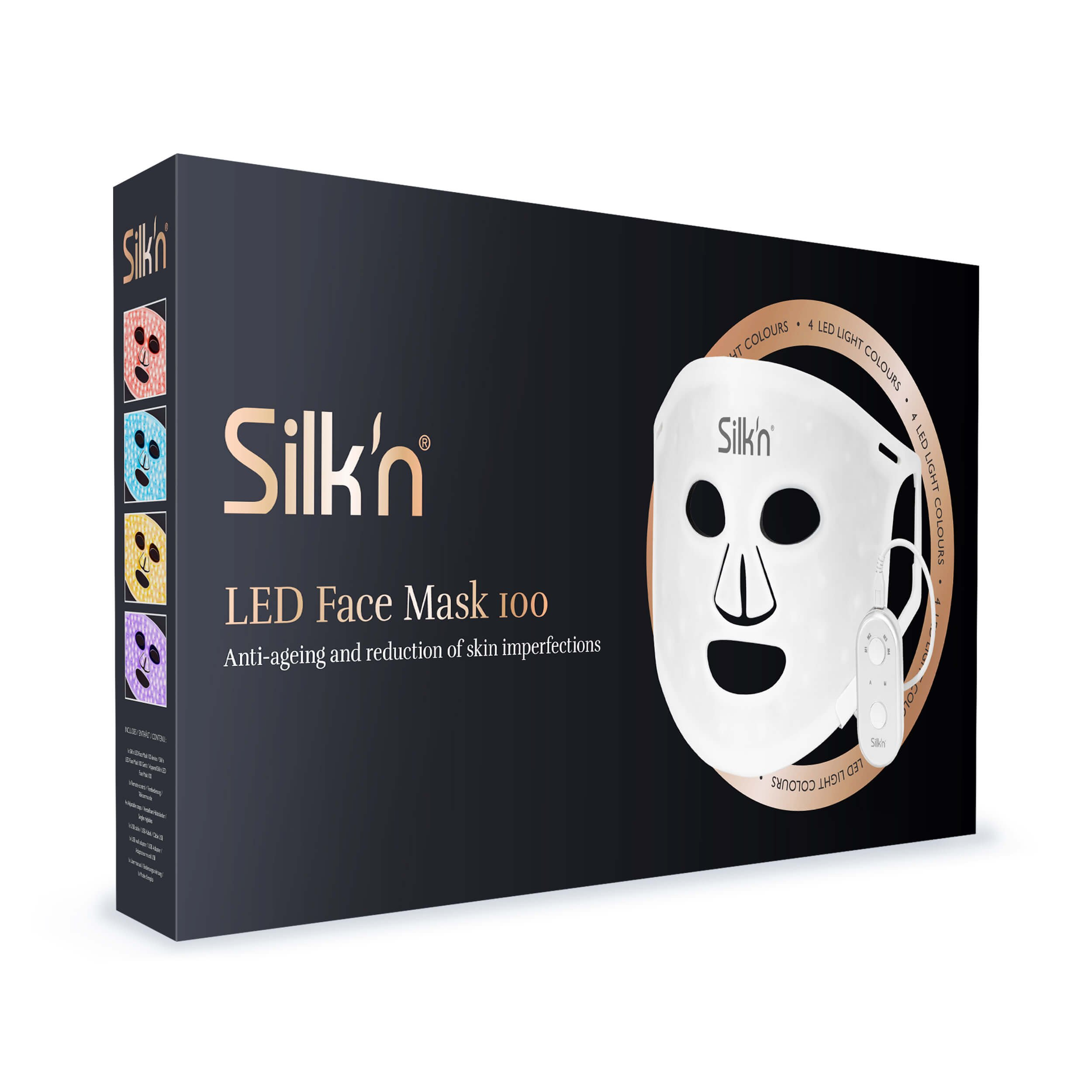 SILK'N FLM100PUK001 LED Face Mask - White thumbnail image