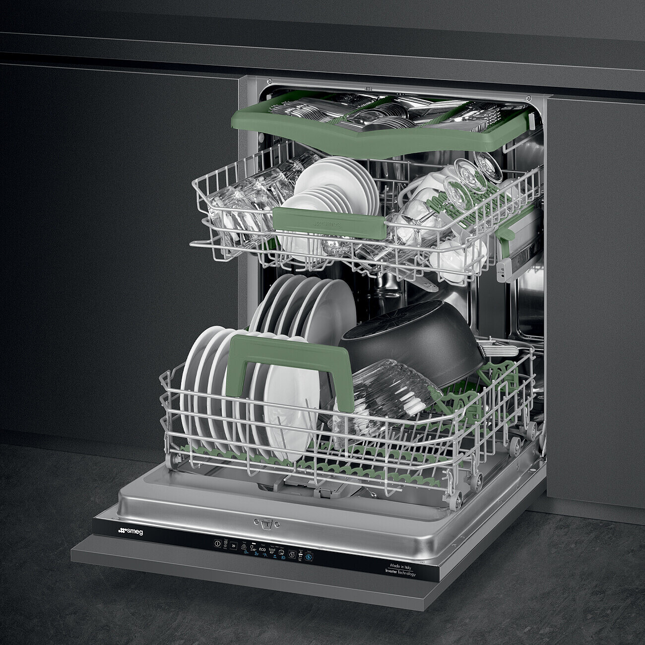 Smeg DIL331C Integrated Dishwasher - 13 Place Settings thumbnail image