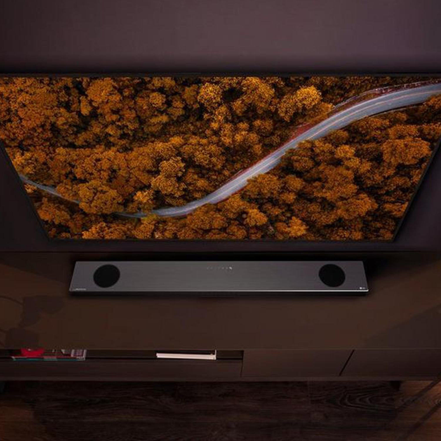 LG SN9YG_DGBRLLK 5.1.2ch Flat Soundbar + Subwoofer - Dark Steel Silver thumbnail image