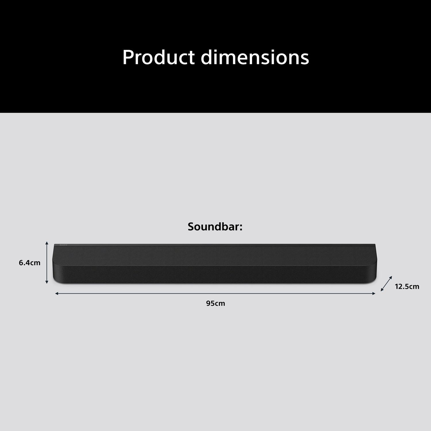 Sony HTA7100.CEK BRAVIA Theatre Bar 7 Dolby Atmos Soundbar - Black thumbnail image