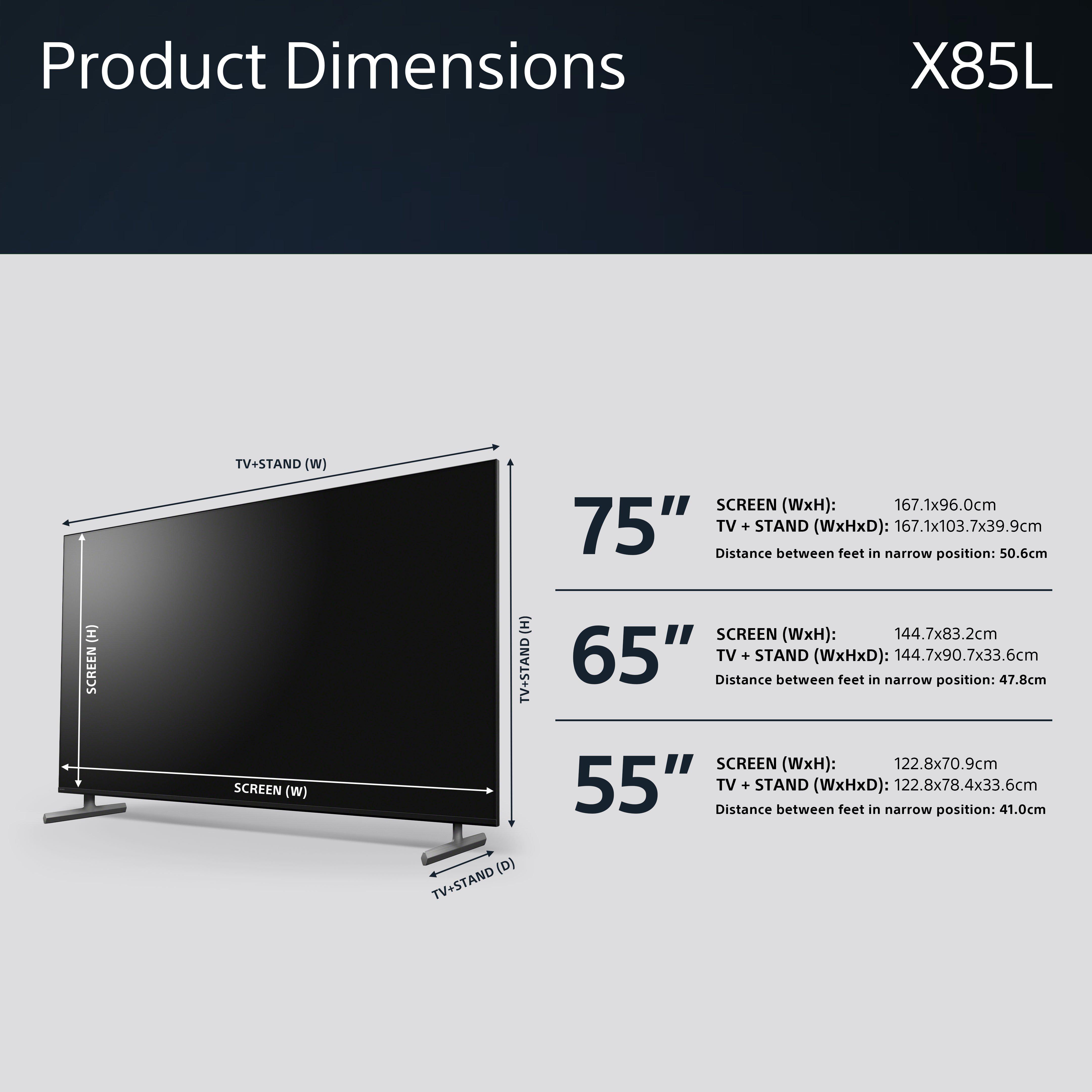 Sony KD55X85LU 55" X85L Full Array LED 4K HDR Google TV thumbnail image