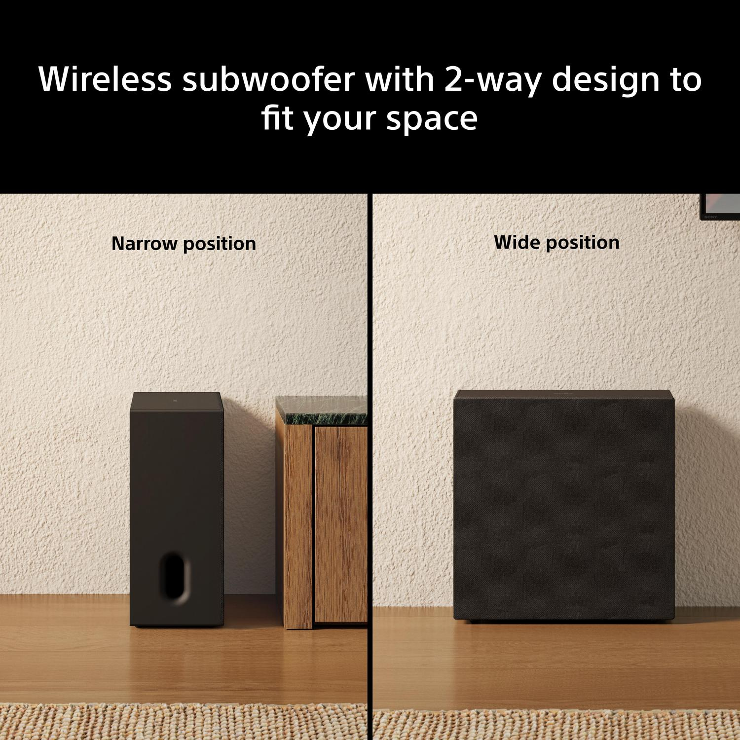 Sony SASW8.CEJ BRAVIA Theatre Sub 8 Wireless 300W Subwoofer - Black thumbnail image