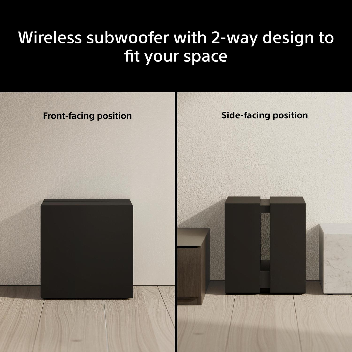 Sony SASW9.CEJ BRAVIA Theatre Sub 9 Wireless 600W Subwoofer - Black thumbnail image