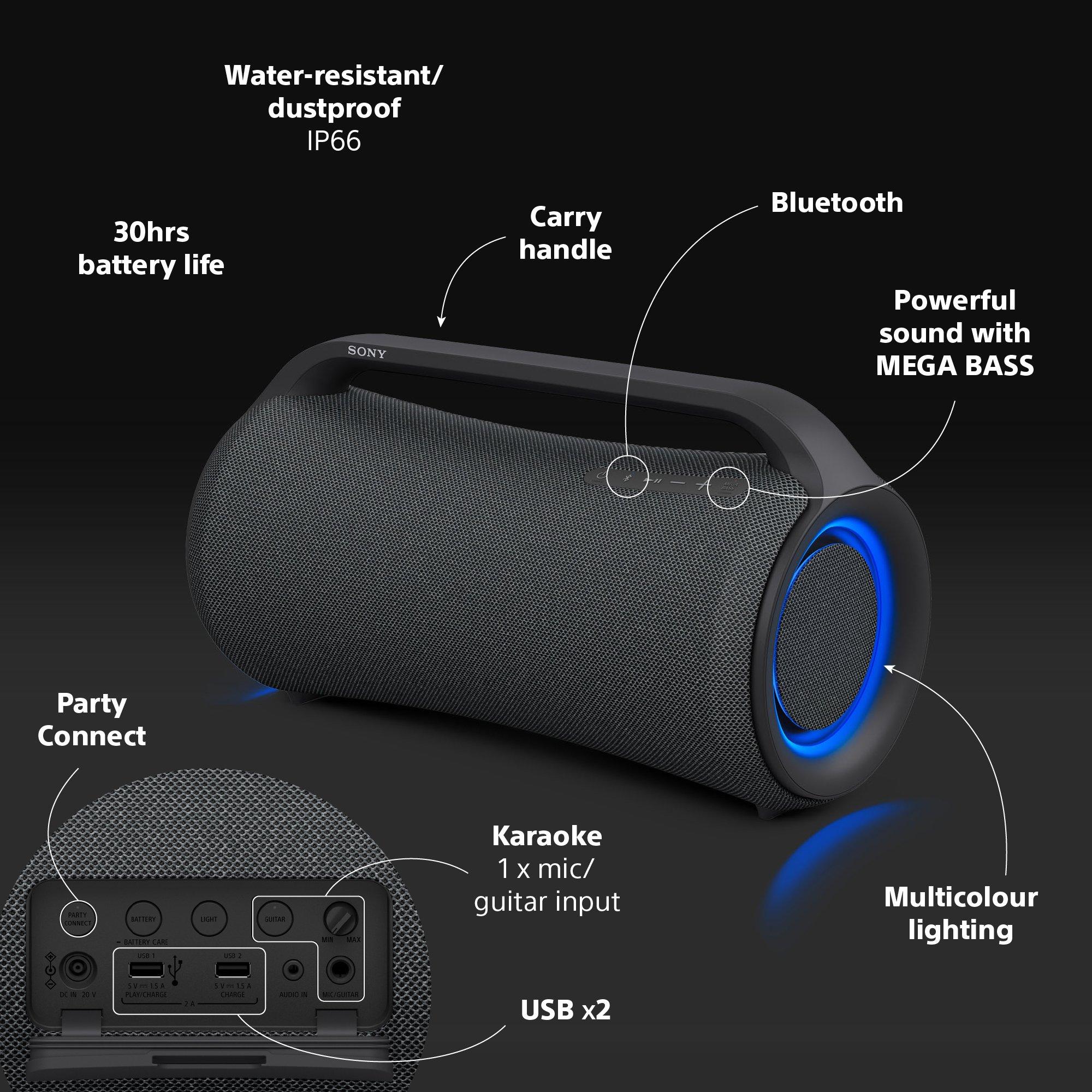 Sony SRSXG500B_EU8 Wireless Speaker thumbnail image