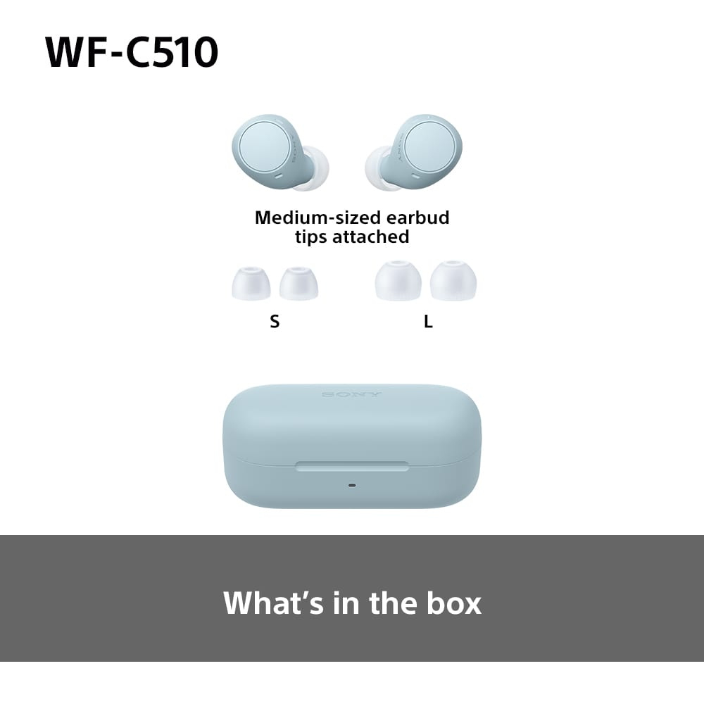 Sony WFC510L.CE7 Wireless In ear headphones - Blue thumbnail image