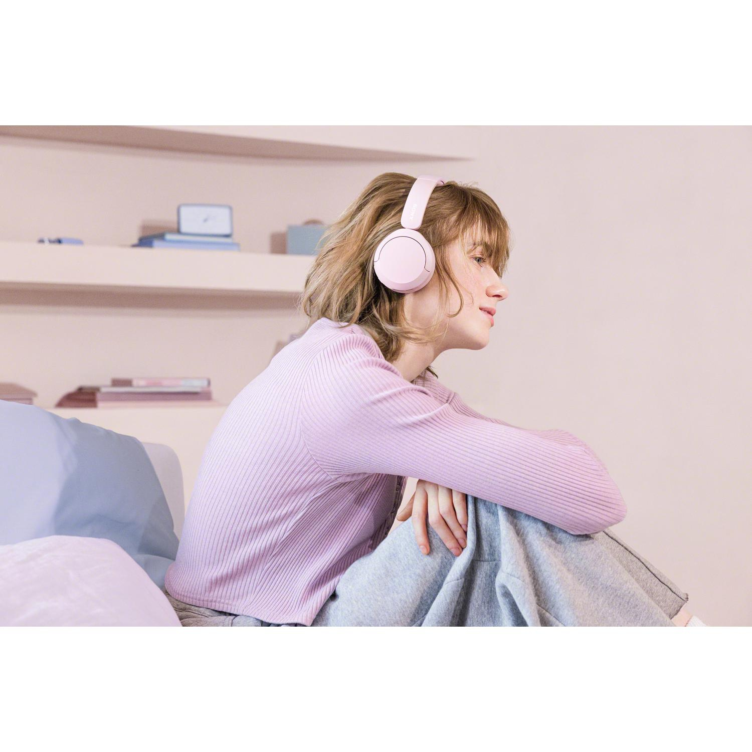 Sony WHCH520P.CE7 Wireless Bluetooth Over ear headphones thumbnail image