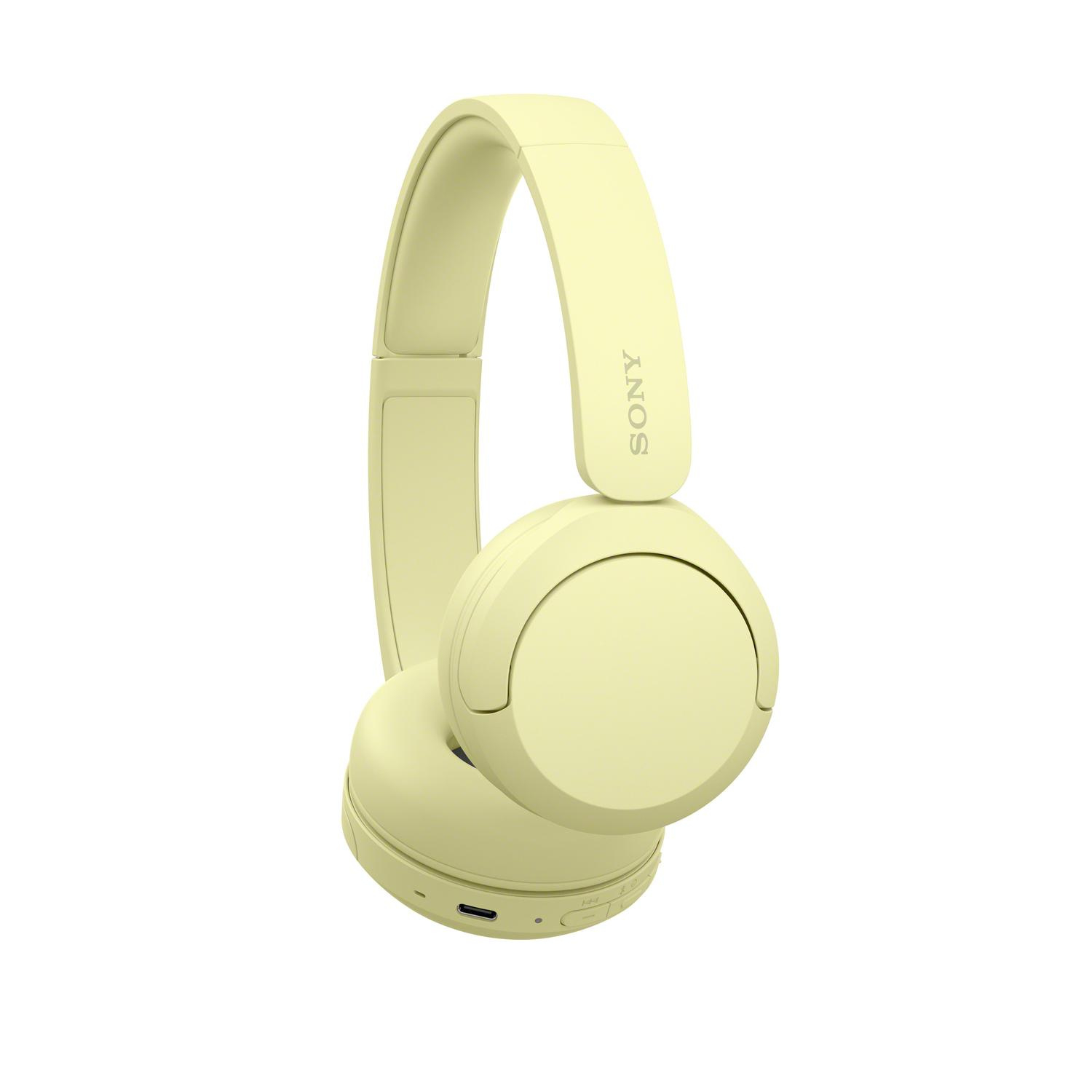 Sony WHCH520Y.CE7 Wireless Bluetooth Over ear headphones - Yellow thumbnail image